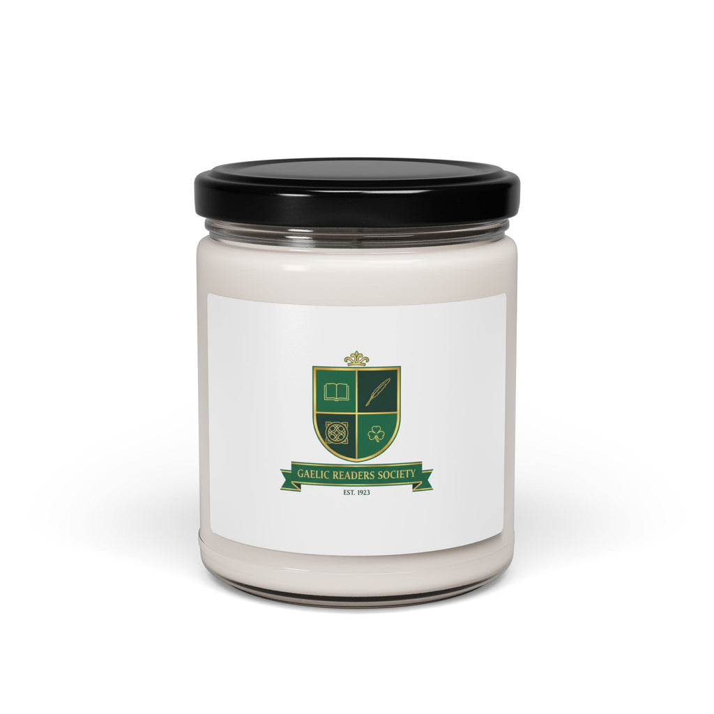 Celtic Crest Soy Candle | Gaelic serif crest, Irish heritage logo Clean Cotton 9oz