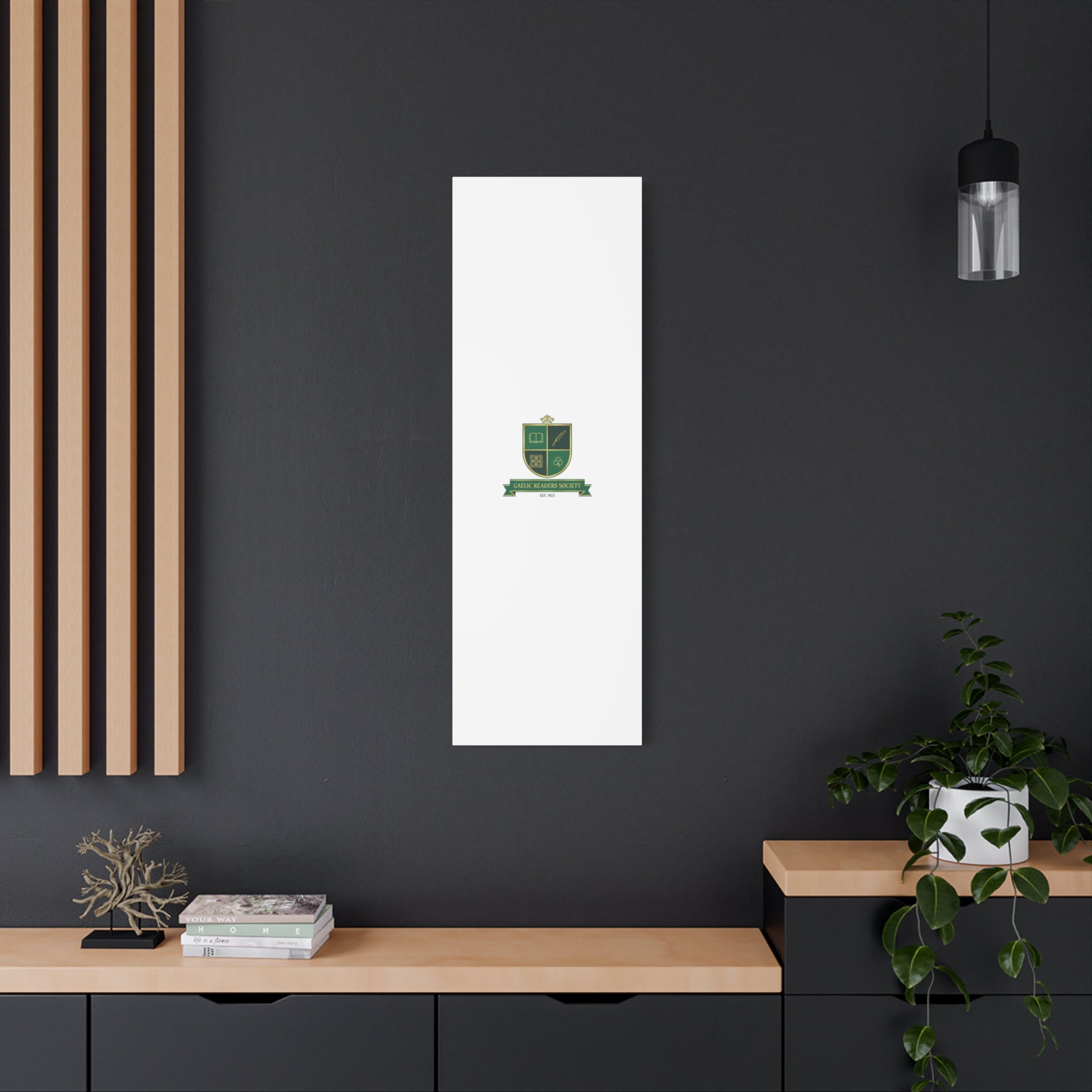 Gaelic Crest Shield Canvas | Celtic crest, Irish heritage logo 36" x 36" 1.25"
