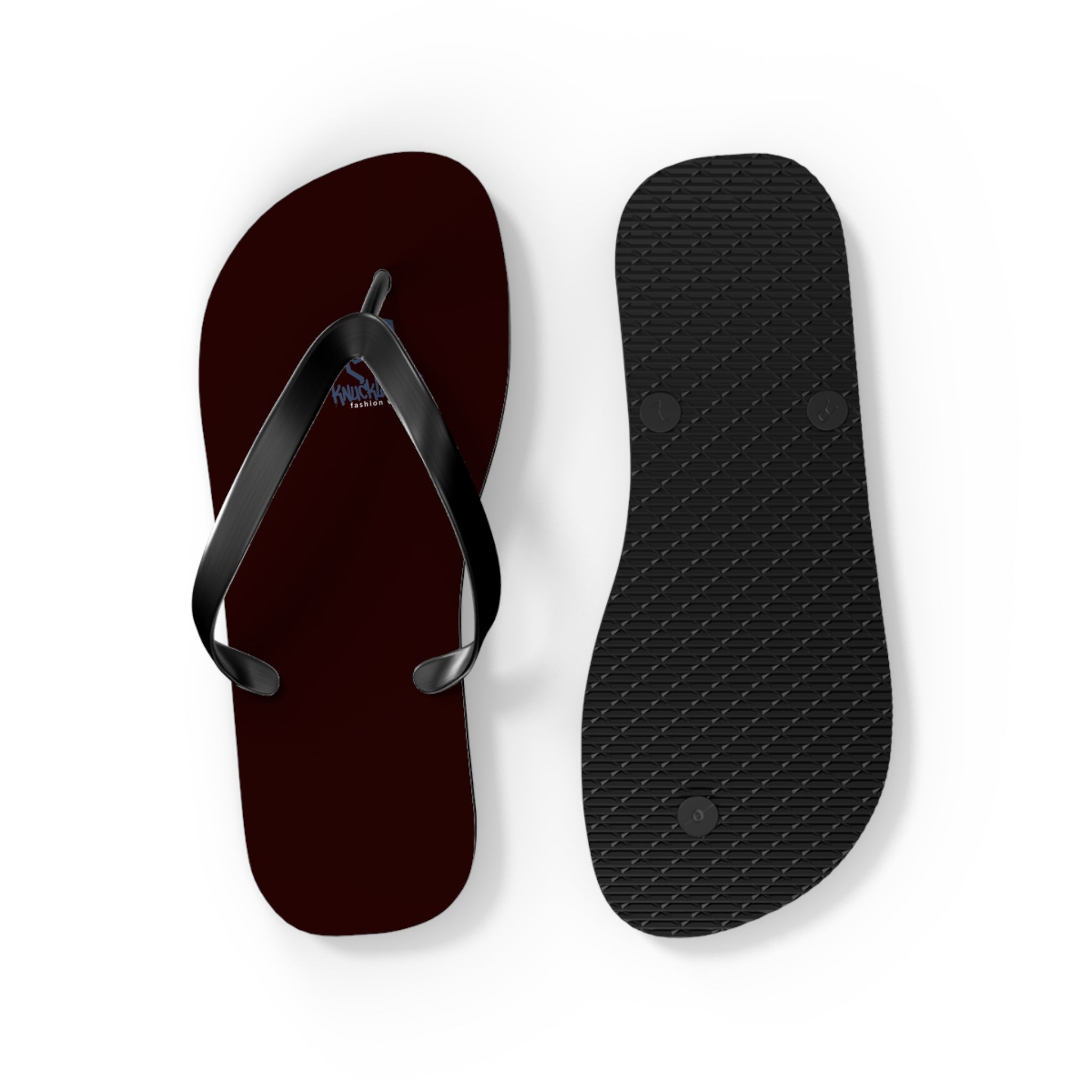 Classic Solid-Color Flip Flops – Casual Beach & Everyday Sandals XL Black sole