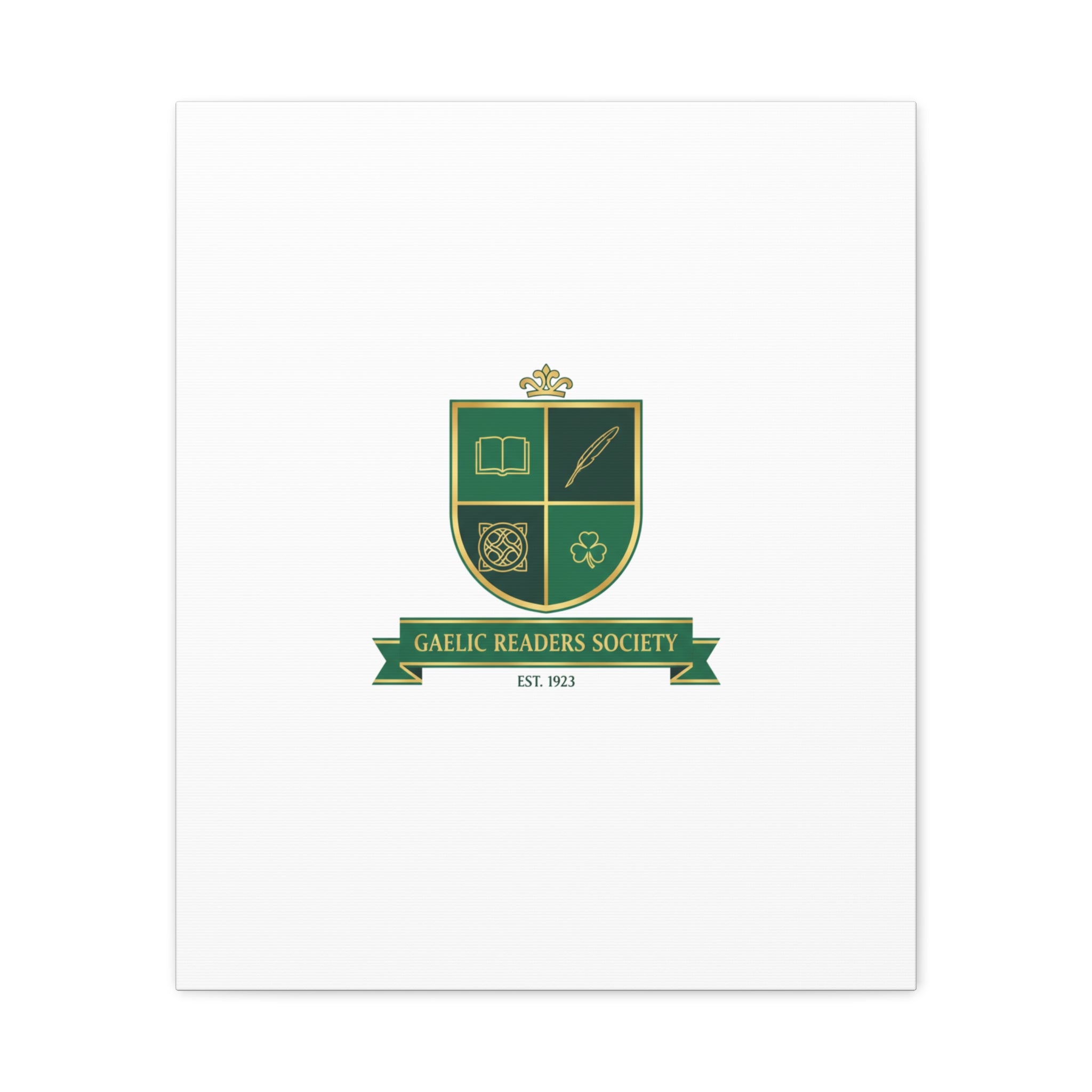 Gaelic Crest Shield Canvas | Celtic crest, Irish heritage logo