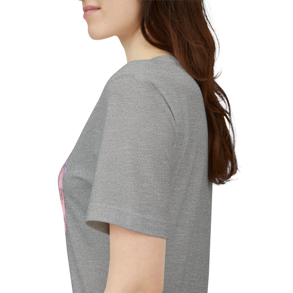 Kawaii Nurse Heart Tee | pastel healthcare design, coquette medical shirt Navy
