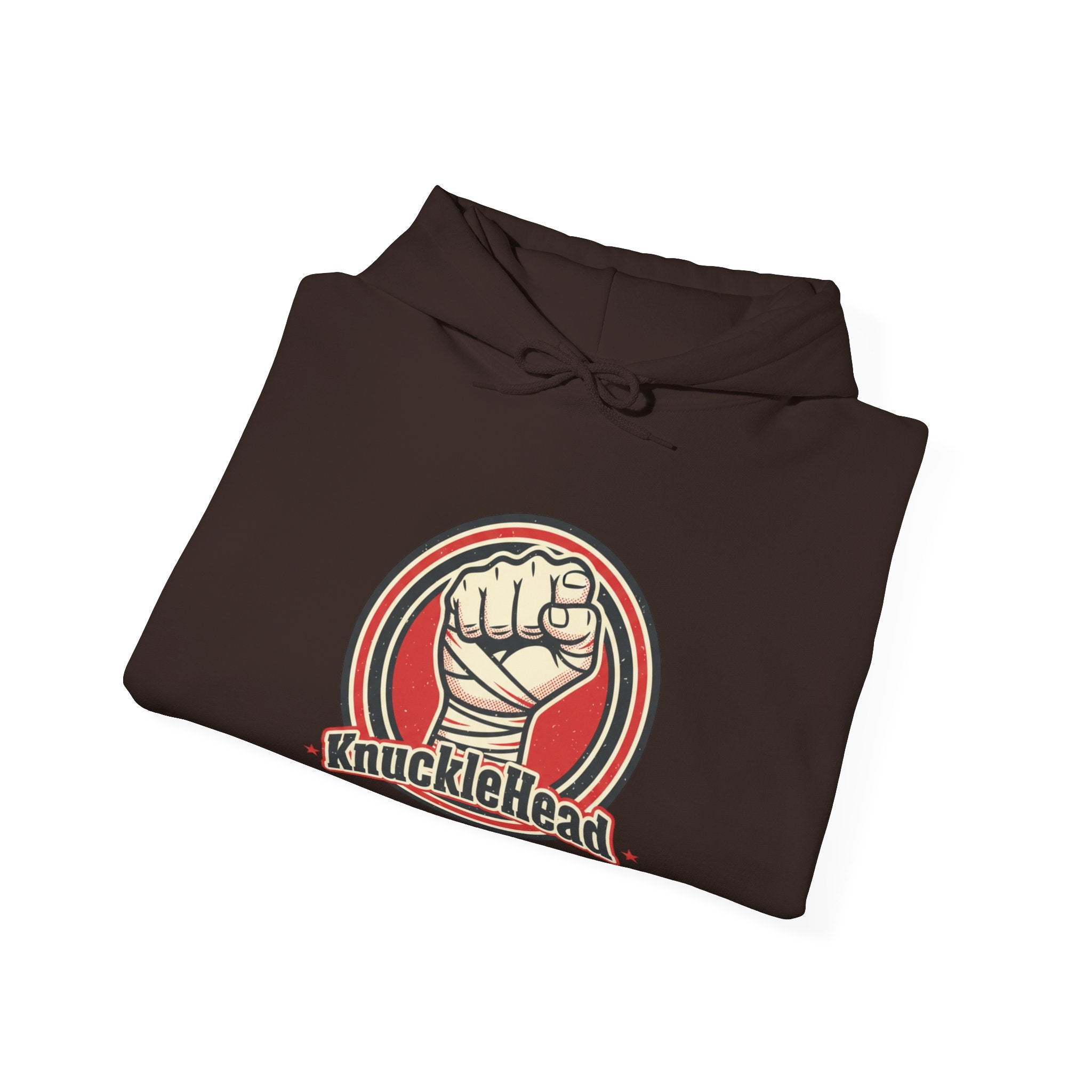 Knucklehead Fist Hoodie – Retro Boxing Punch Graphic Sweatshirt
