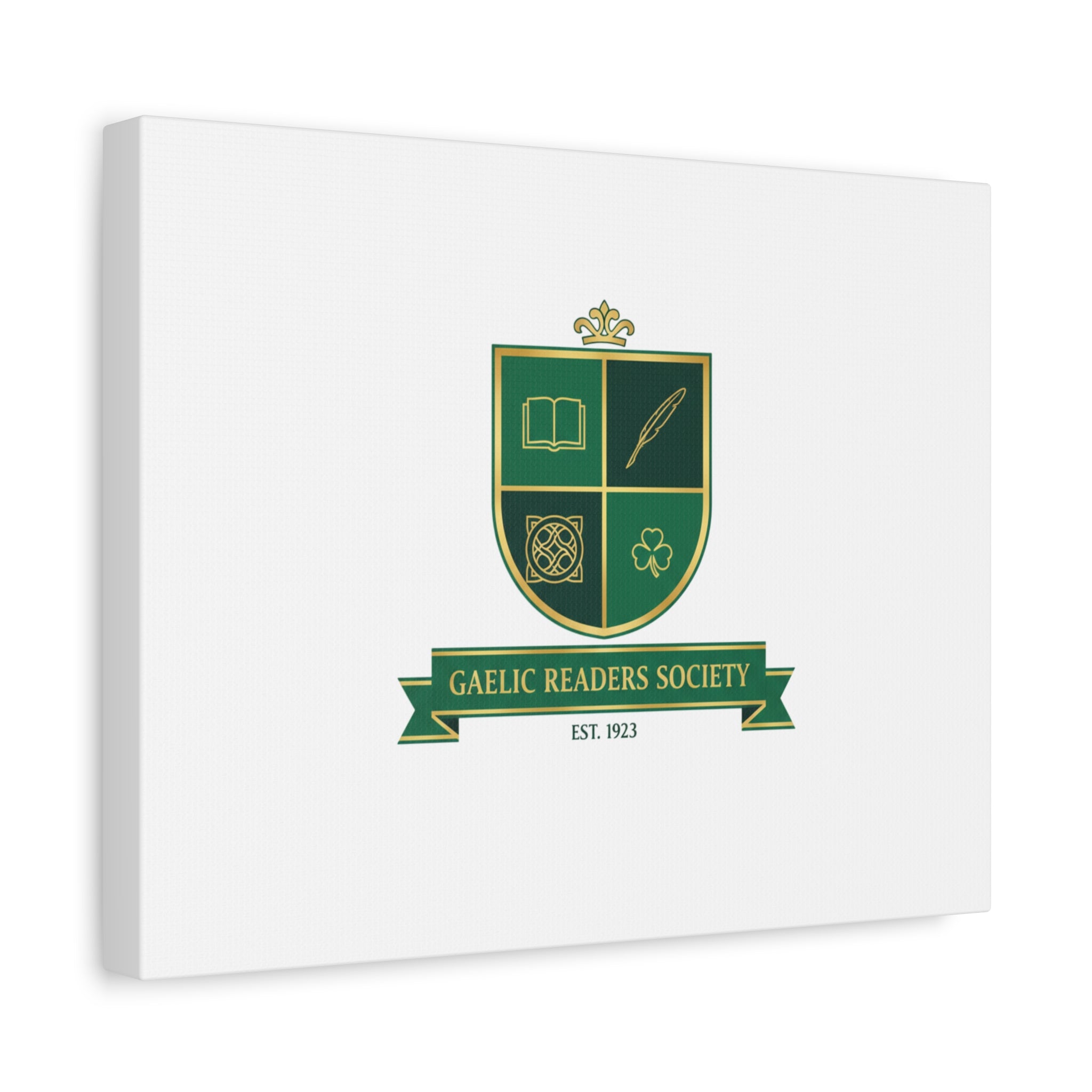 Gaelic Crest Shield Canvas | Celtic crest, Irish heritage logo 36" x 36" 1.25"