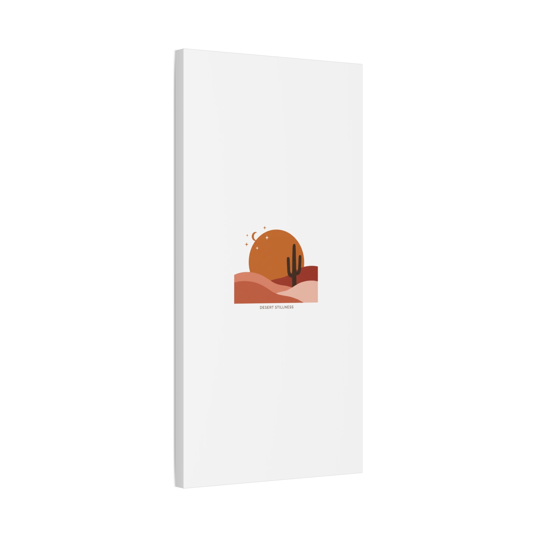 Desert Stillness Canvas, Desert Sunset Minimalist Mesa | Southwestern Art Print