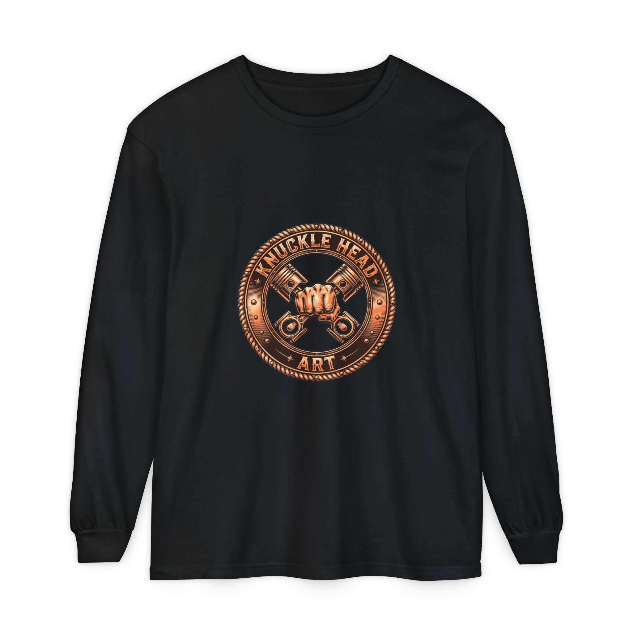 Knucklehead Art Emblem Long Sleeve Tee
