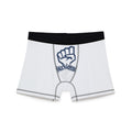 Knuckleberr Fist Graphic Men's Boxer Briefs - Fun Novelty Underwear Black stitching
