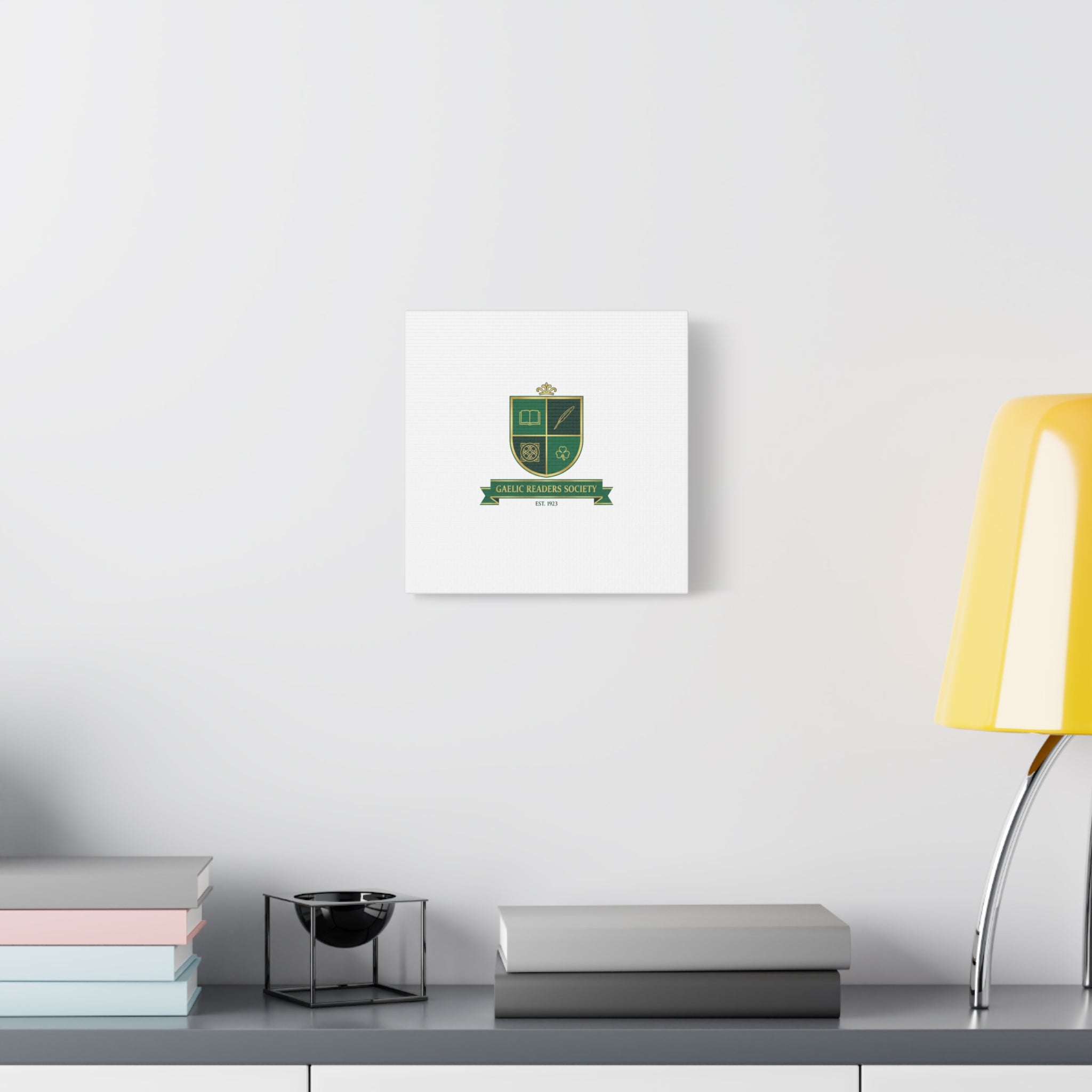 Gaelic Crest Shield Canvas | Celtic crest, Irish heritage logo 36" x 36" 1.25"