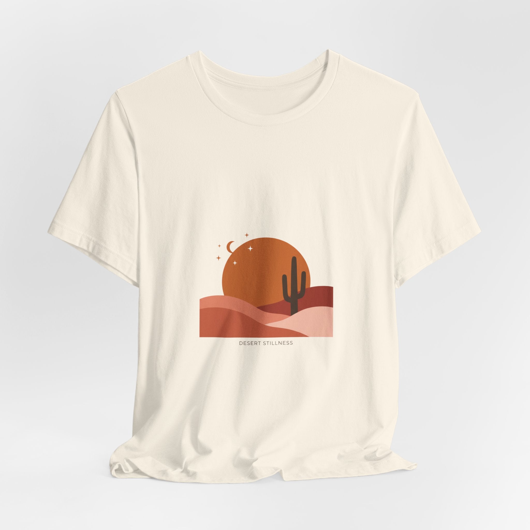 Desert Sunset Minimalist Mesa Tee | Southwestern art print, adobe-inspired