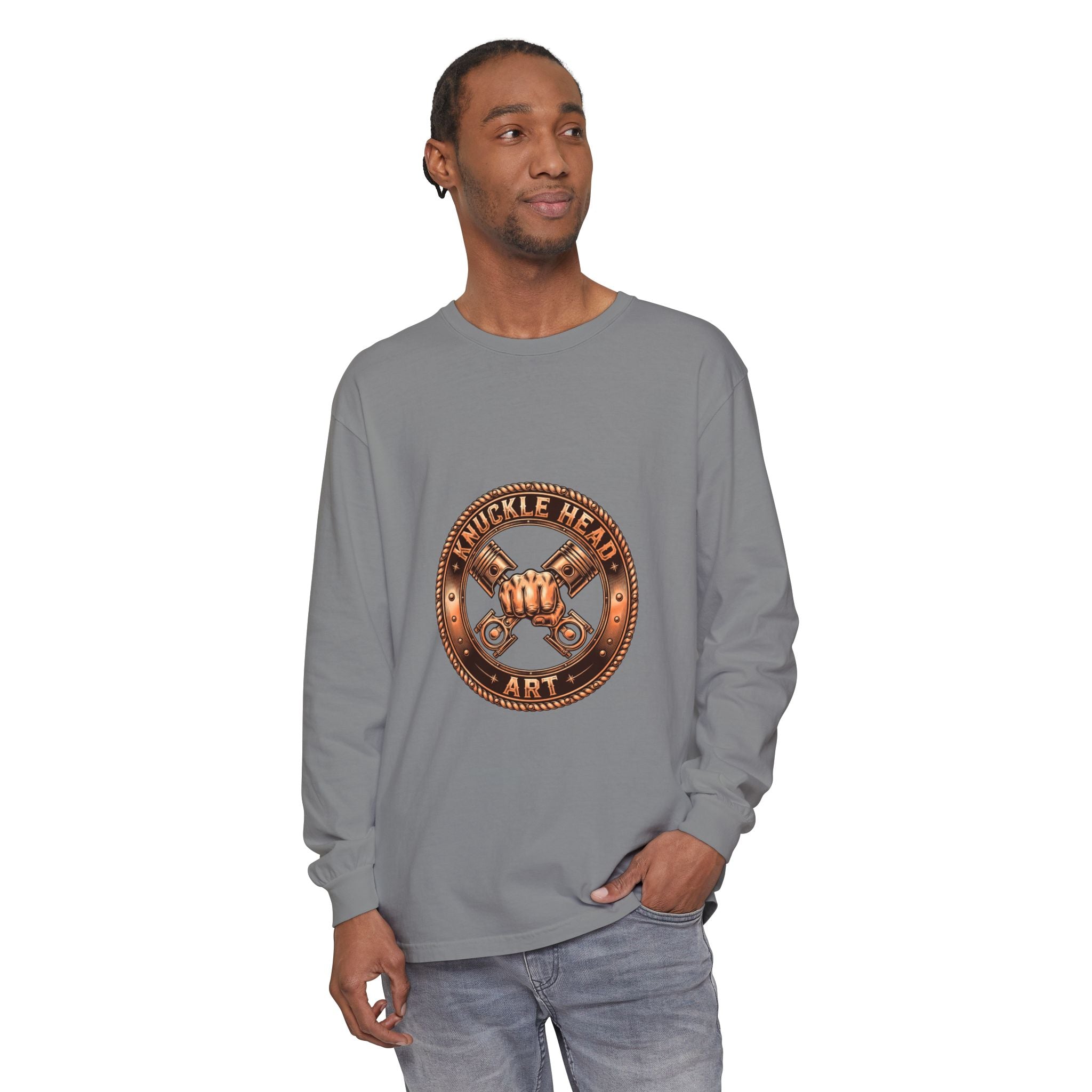 Knucklehead Art Emblem Long Sleeve Tee