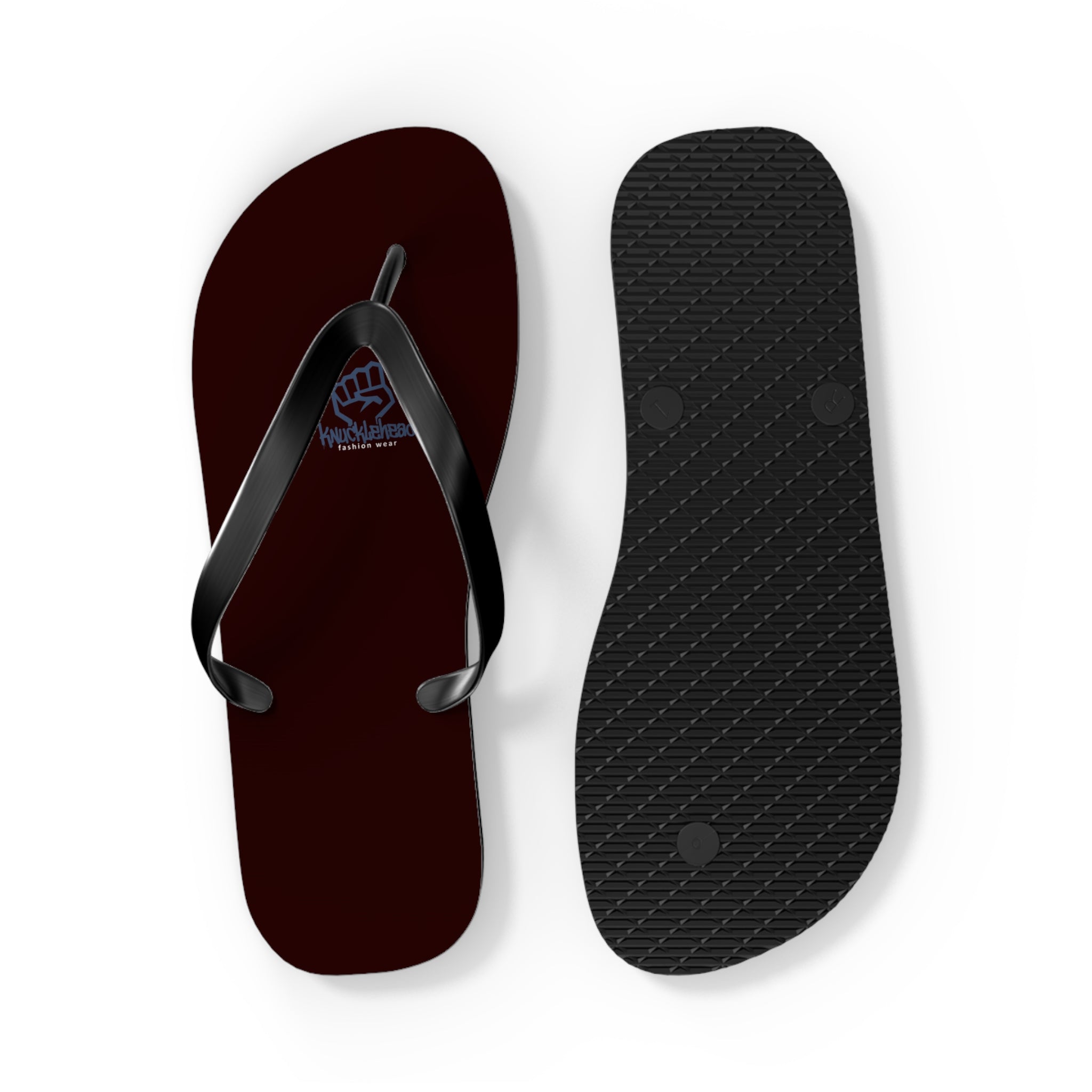 Classic Solid-Color Flip Flops – Casual Beach & Everyday Sandals XL Black sole