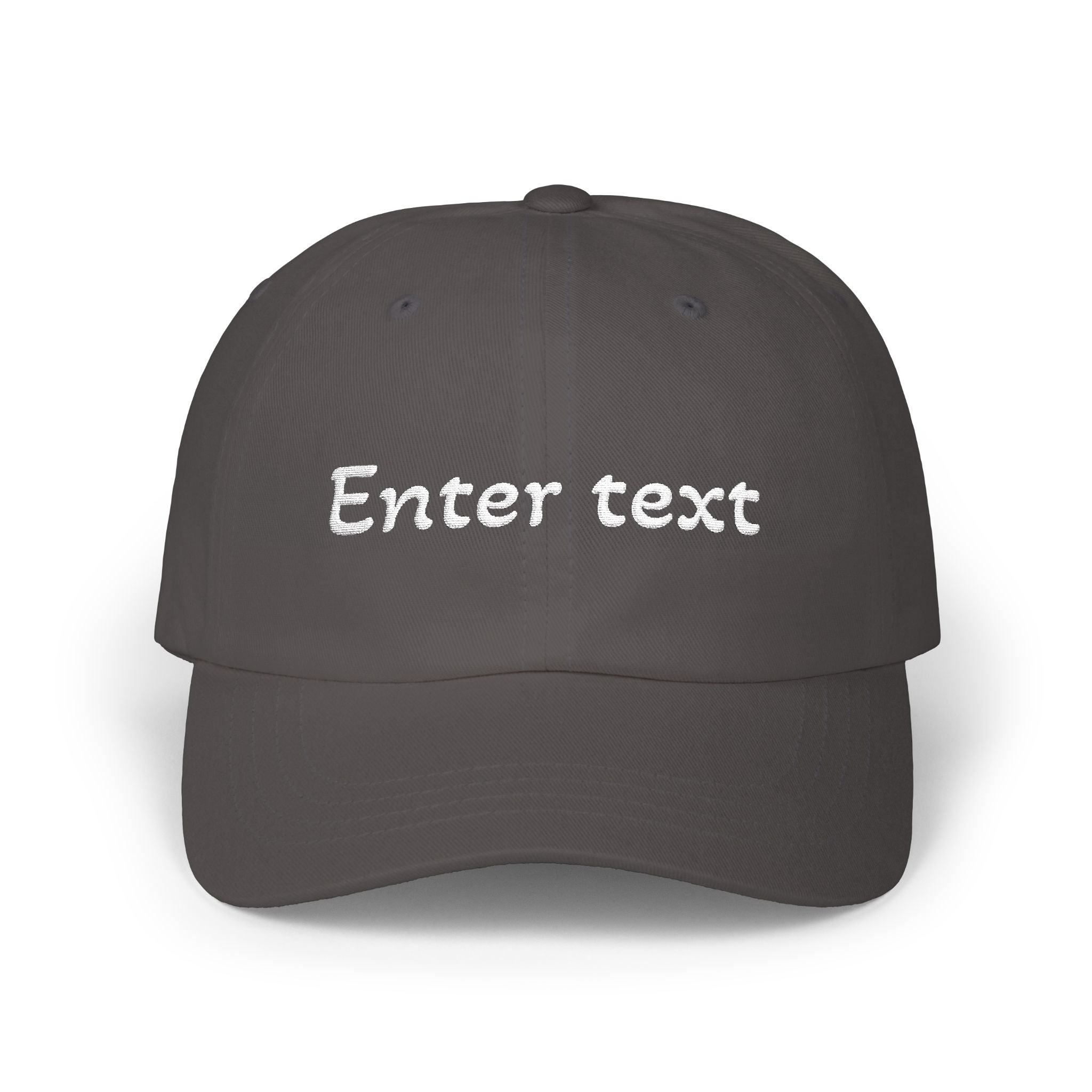 Custom Script Text Dad Cap | Personalized Embroidered Baseball Hat