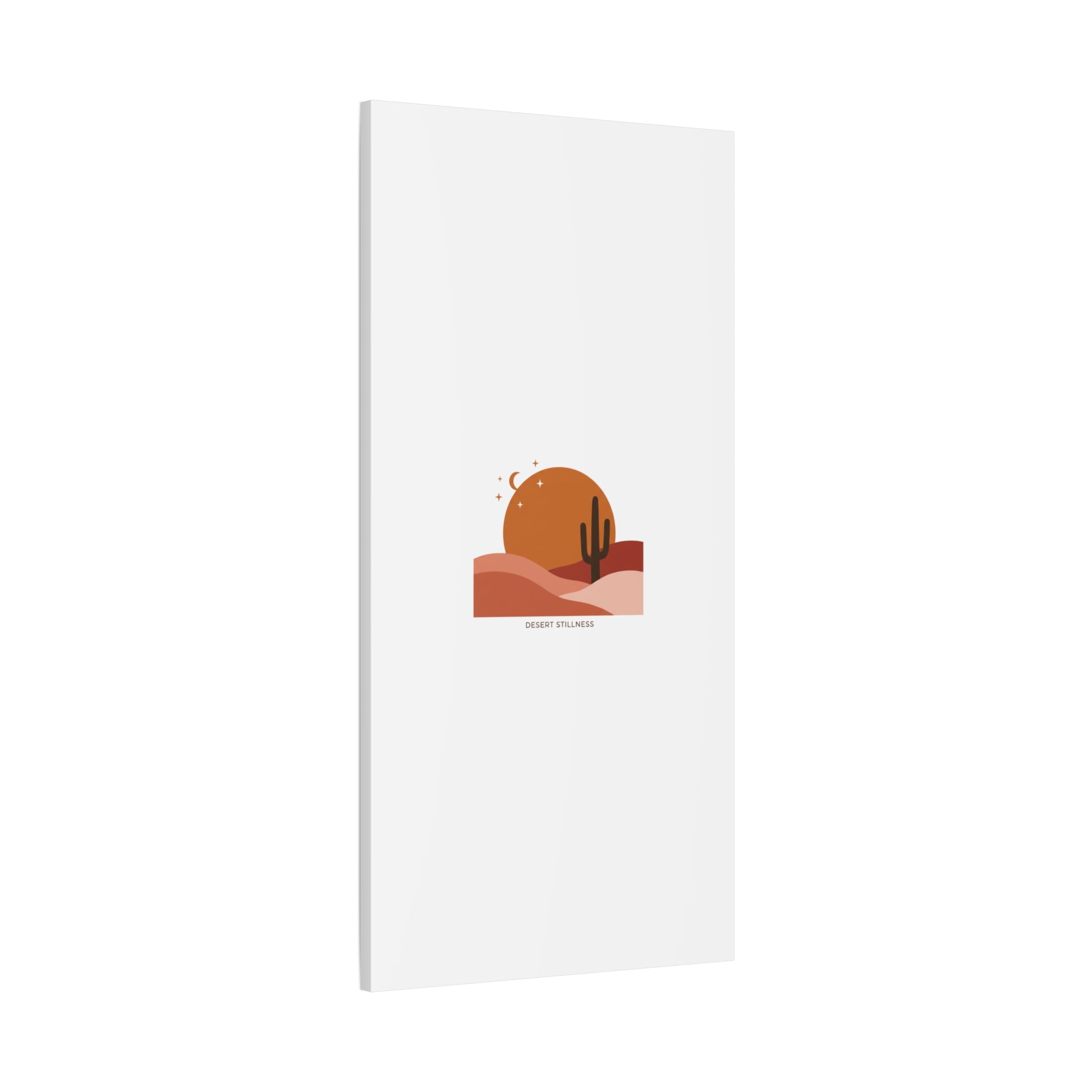 Desert Stillness Canvas, Desert Sunset Minimalist Mesa | Southwestern Art Print 36" x 36" 1.25"