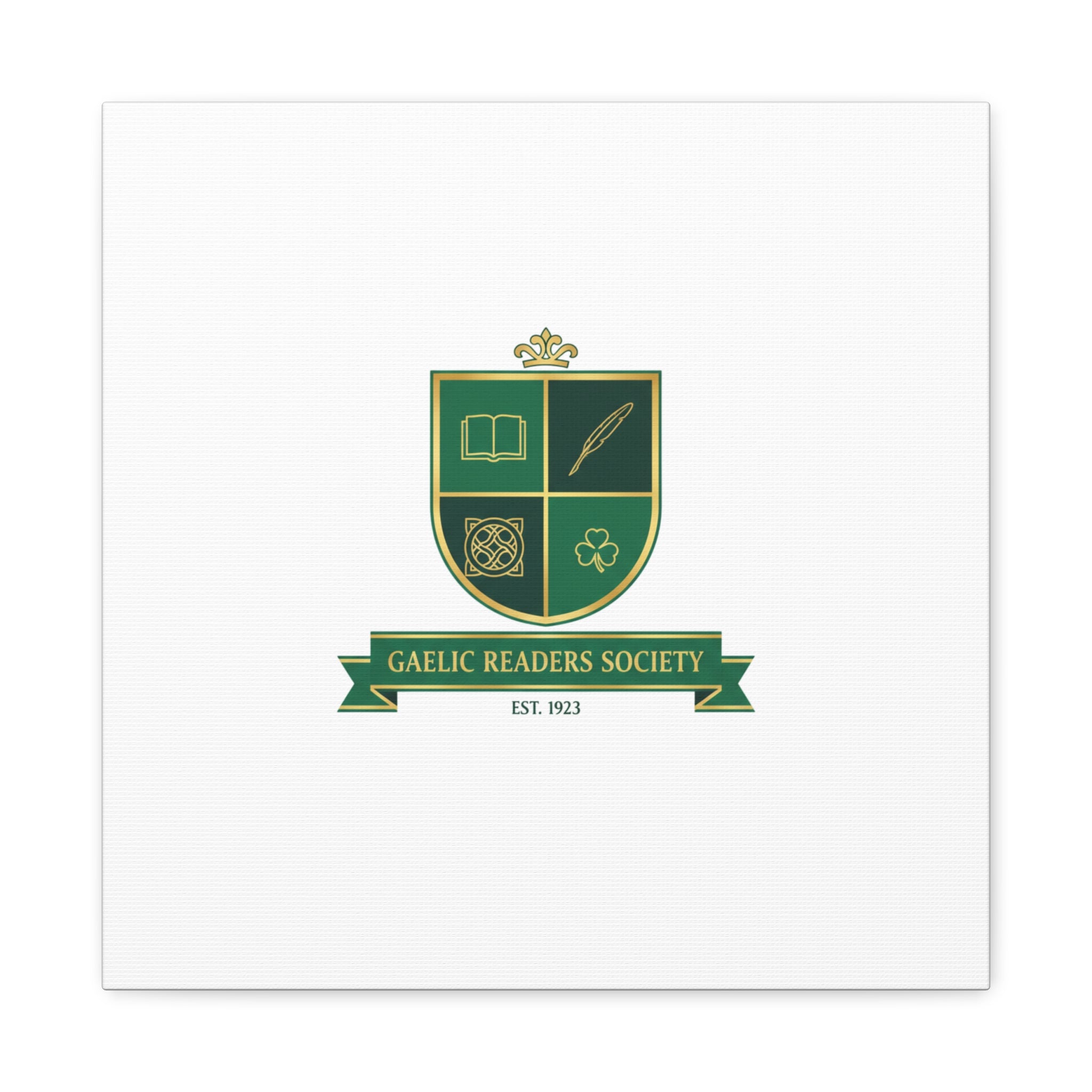 Gaelic Crest Shield Canvas | Celtic crest, Irish heritage logo
