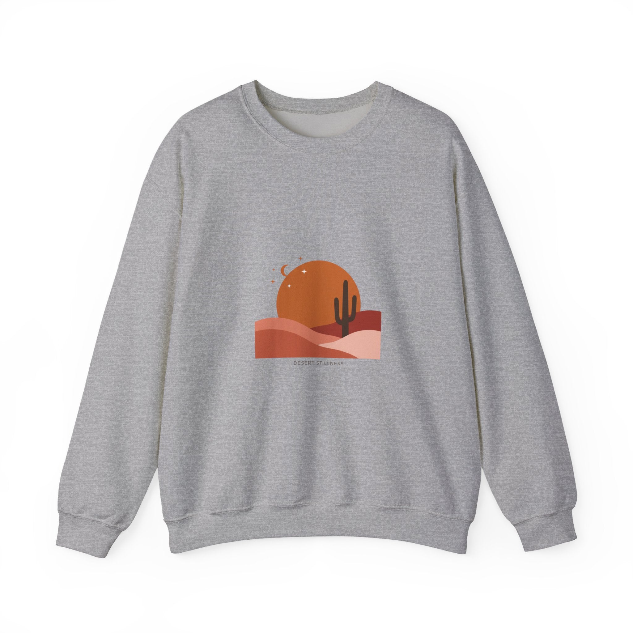 Desert Sunset Minimalist Mesa Sweatshirt | Southwestern adobe-inspired wall art vibe