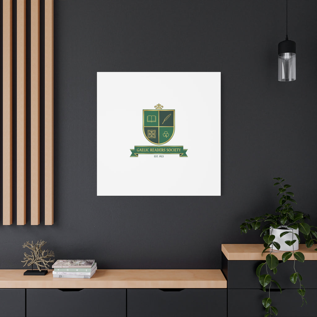 Gaelic Crest Shield Canvas | Celtic crest, Irish heritage logo 36" x 36" 1.25"