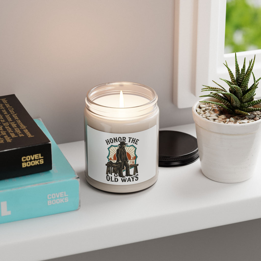 Honor the Old Ways Candle, Western Americana soy candle | Frontier, Vintage. White Sage and Lavender 9oz