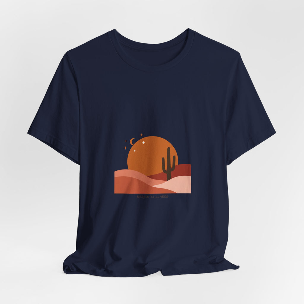 Desert Sunset Minimalist Mesa Tee | Southwestern art print, adobe-inspired