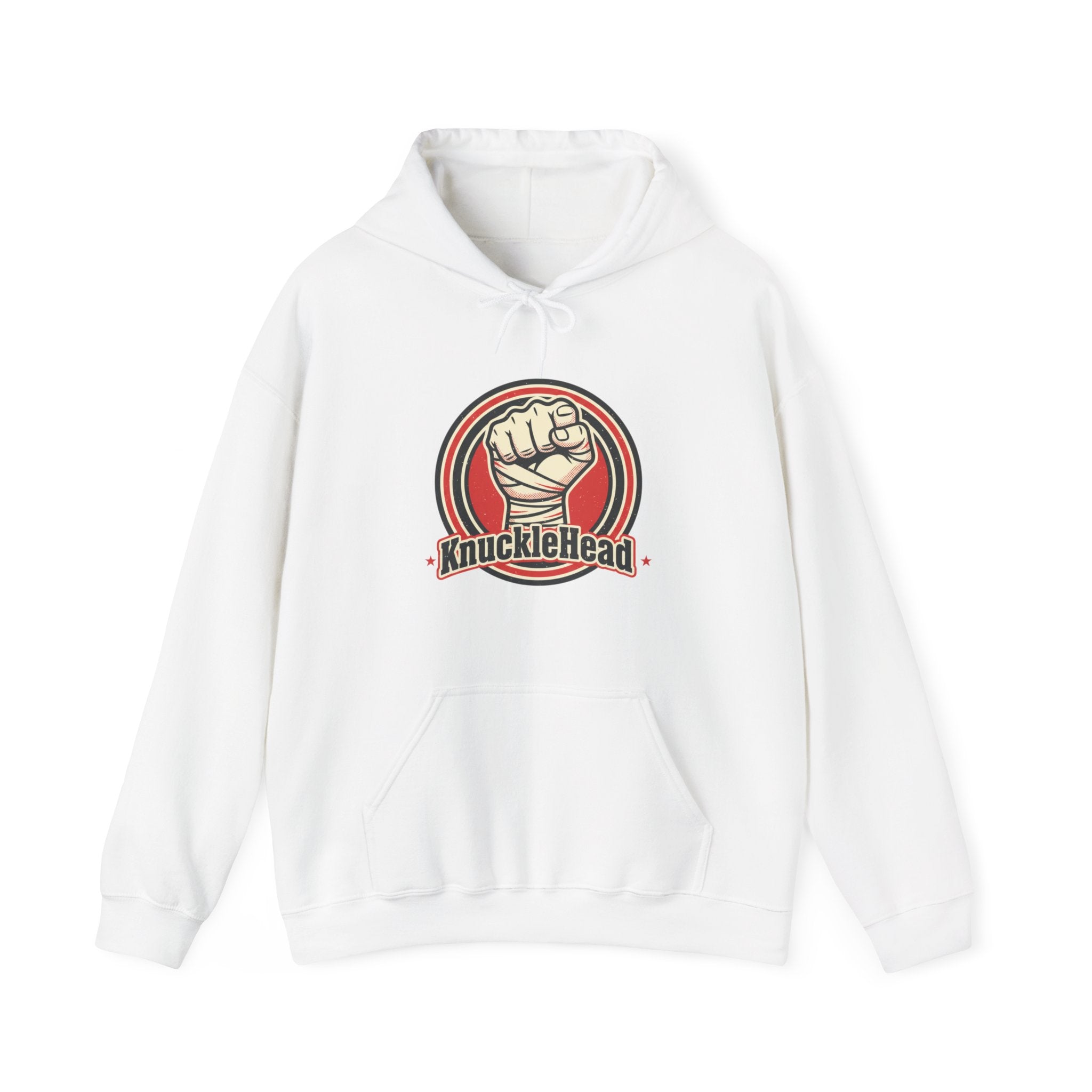 Knucklehead Fist Hoodie – Retro Boxing Punch Graphic Sweatshirt