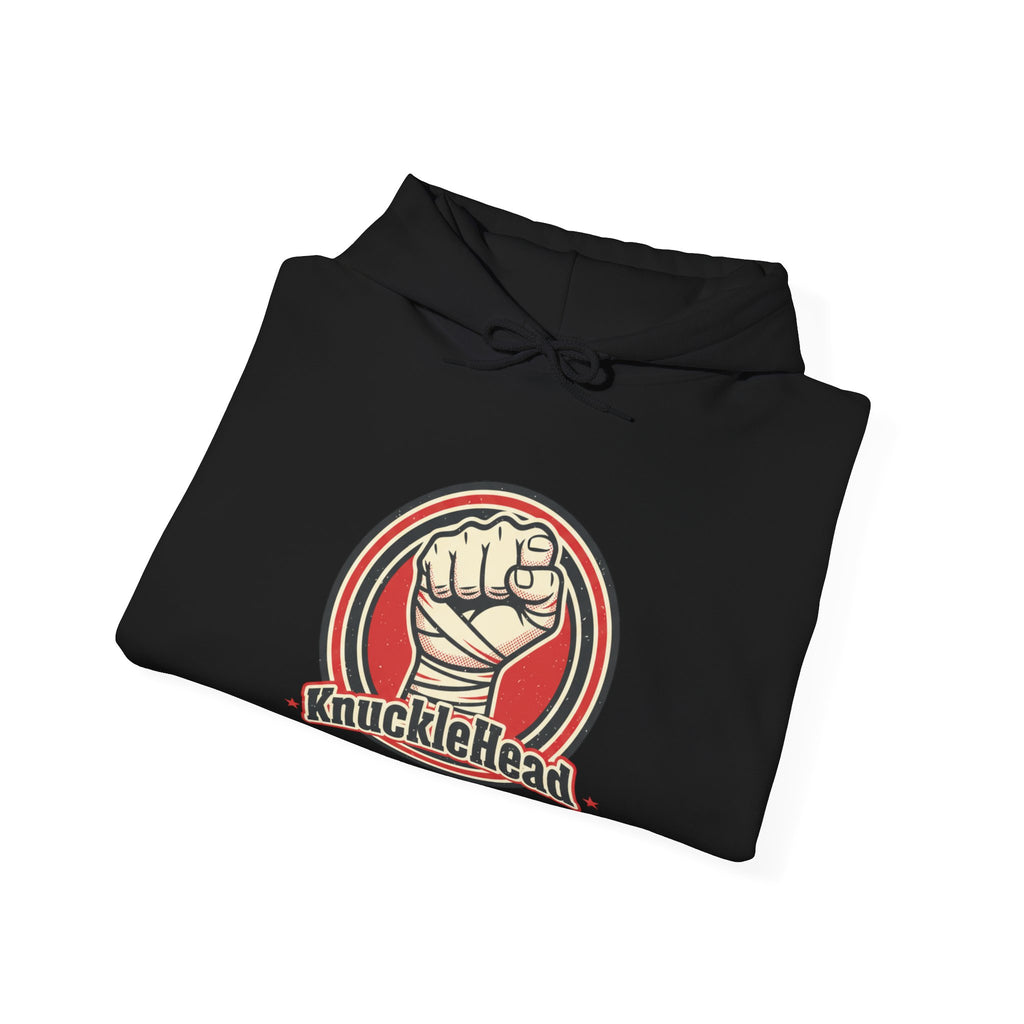 Knucklehead Fist Hoodie – Retro Boxing Punch Graphic Sweatshirt