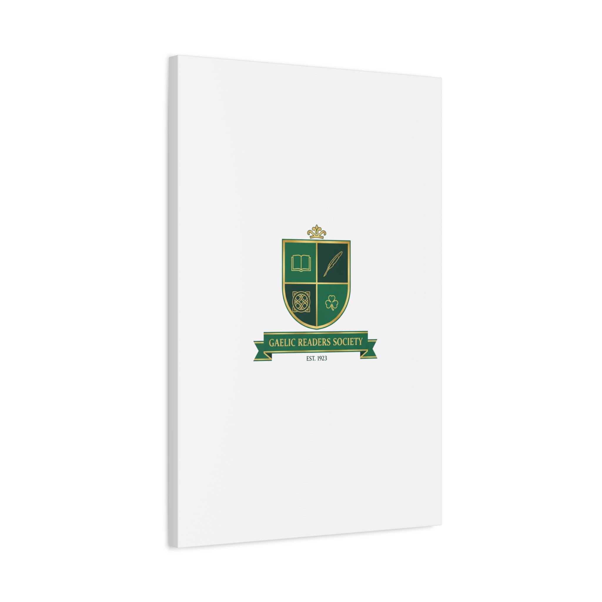 Gaelic Crest Shield Canvas | Celtic crest, Irish heritage logo 36" x 36" 1.25"