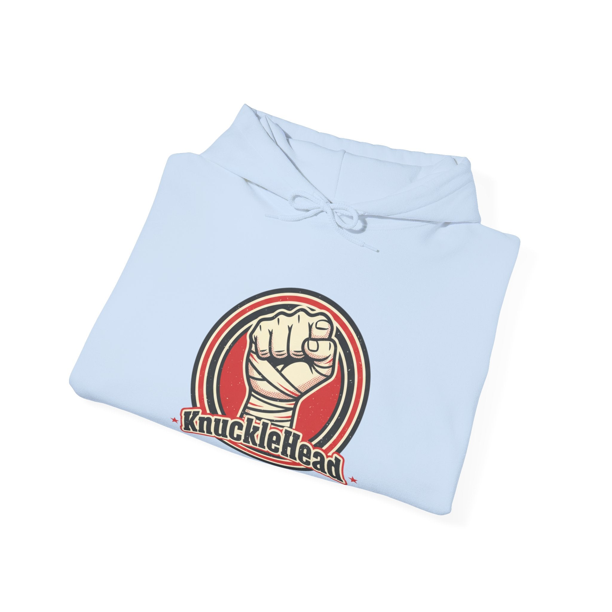 Knucklehead Fist Hoodie – Retro Boxing Punch Graphic Sweatshirt