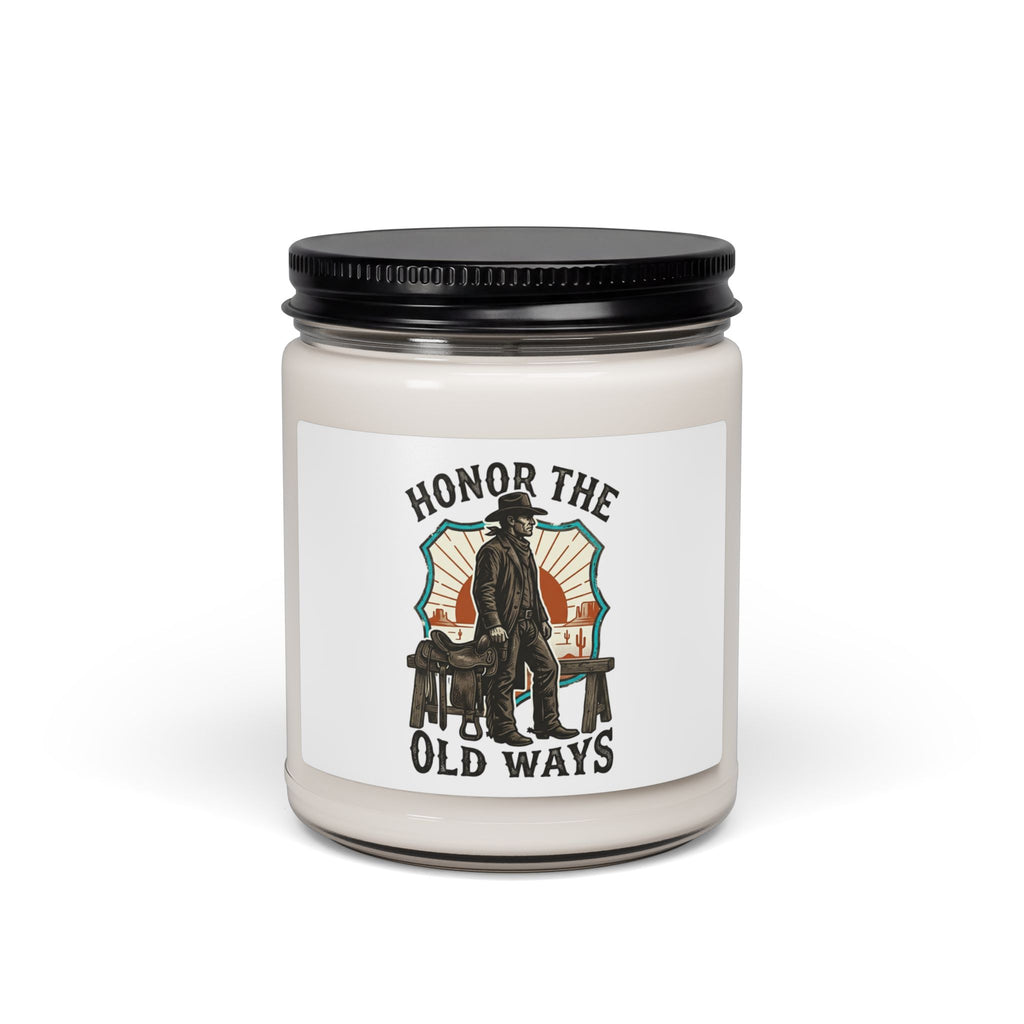 Honor the Old Ways Candle, Western Americana soy candle | Frontier, Vintage. Clean Cotton 9oz