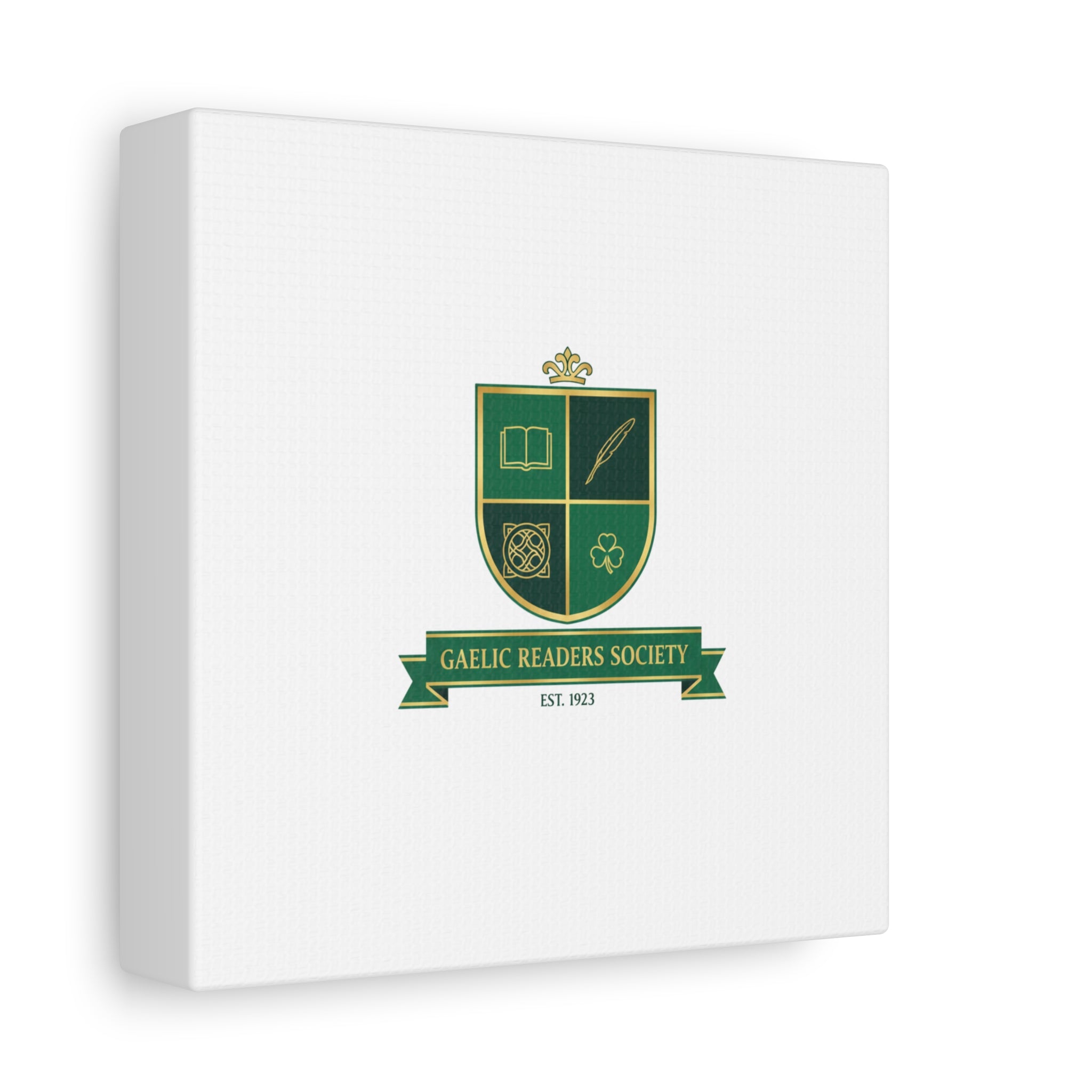 Gaelic Crest Shield Canvas | Celtic crest, Irish heritage logo 36" x 36" 1.25"