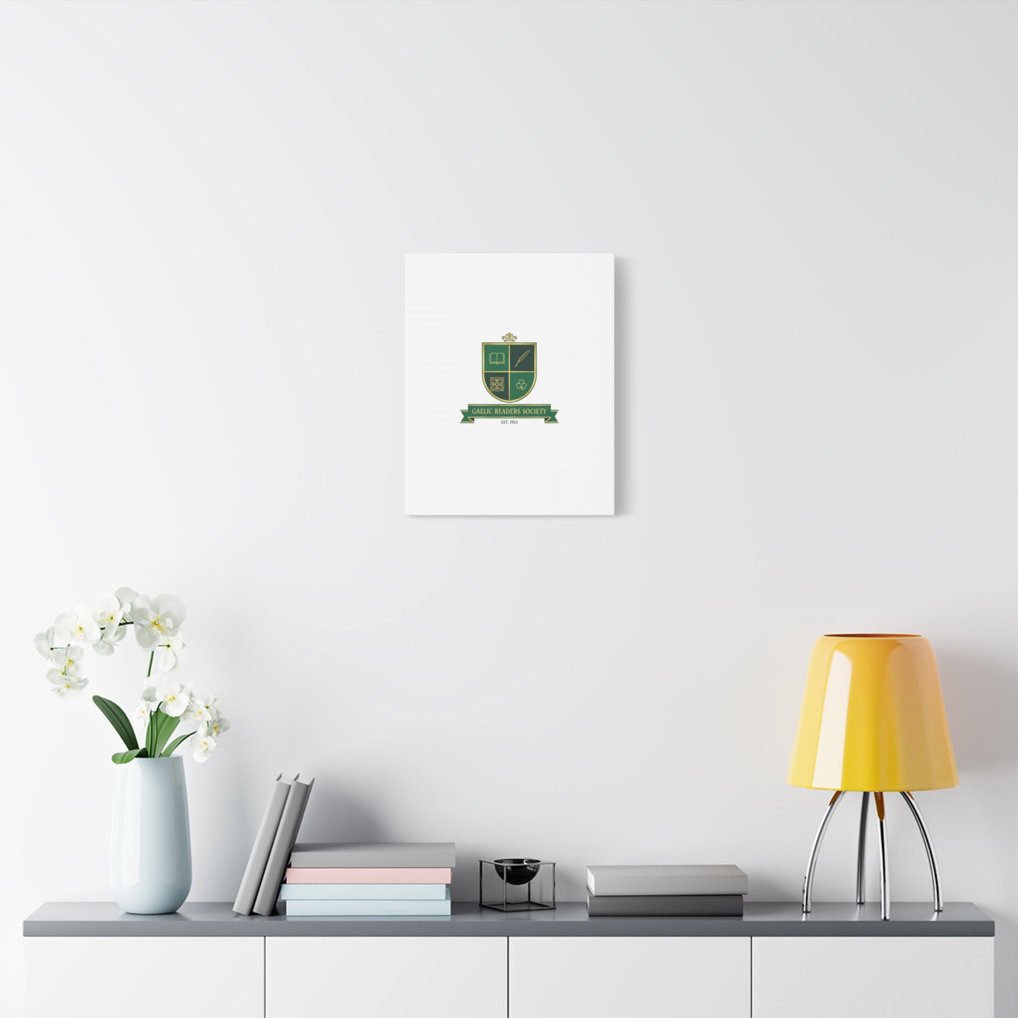 Gaelic Crest Shield Canvas | Celtic crest, Irish heritage logo 36" x 36" 1.25"
