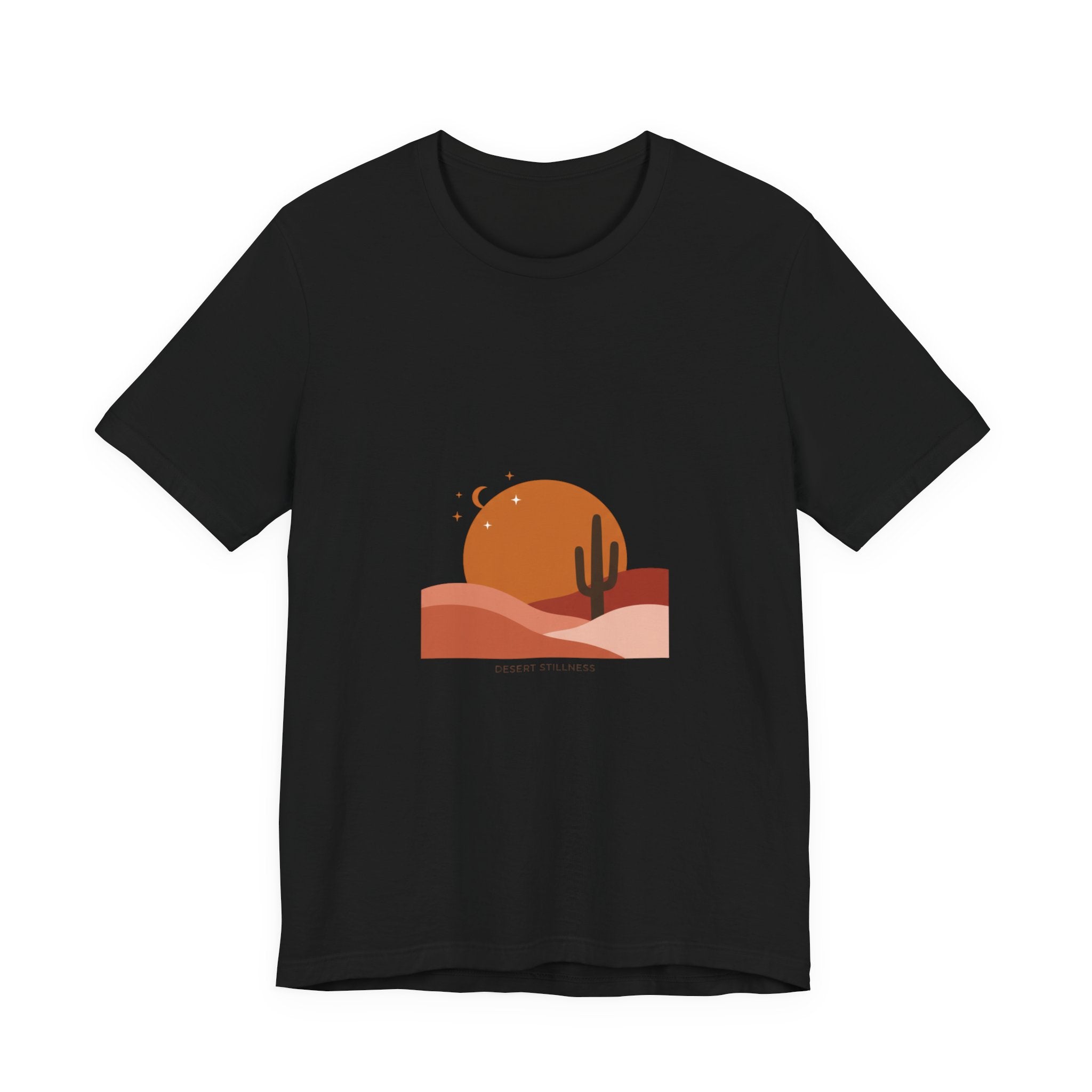 Desert Sunset Minimalist Mesa Tee | Southwestern art print, adobe-inspired