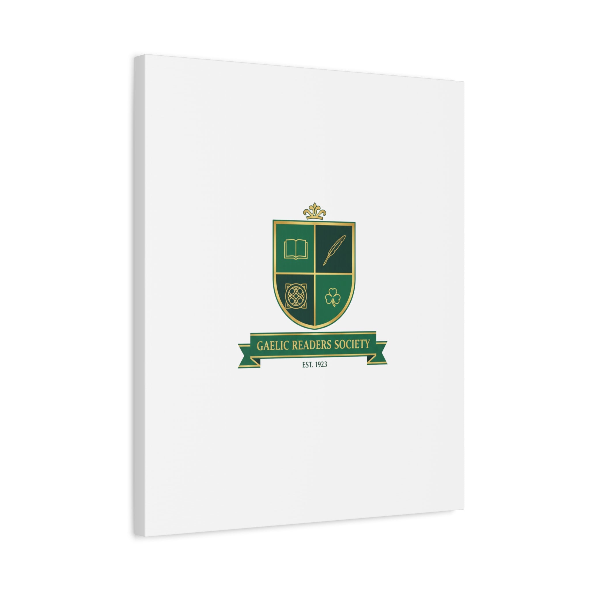 Gaelic Crest Shield Canvas | Celtic crest, Irish heritage logo 36" x 36" 1.25"