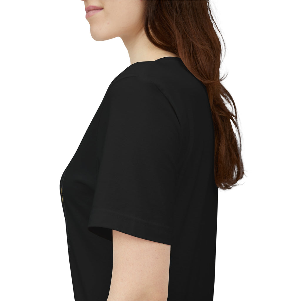 Gothic Arch Minimal Tee | Monastic Minimalism, serene typography Navy
