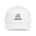 Knucklehead Fist Embroidered Baseball Cap One size White