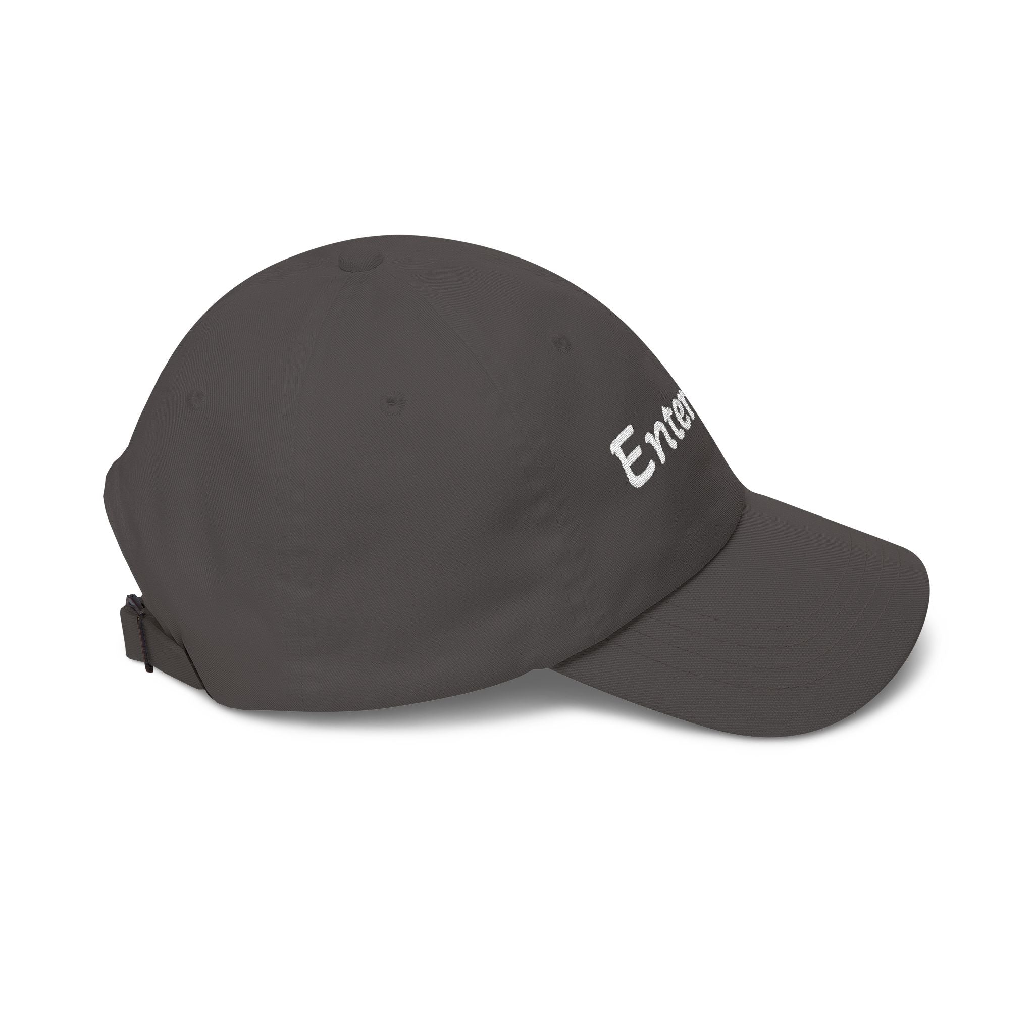 Custom Script Text Dad Cap | Personalized Embroidered Baseball Hat Cranberry One size