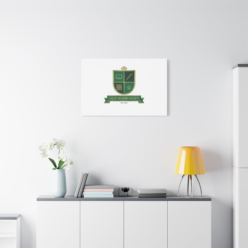 Gaelic Crest Shield Canvas | Celtic crest, Irish heritage logo 36" x 36" 1.25"