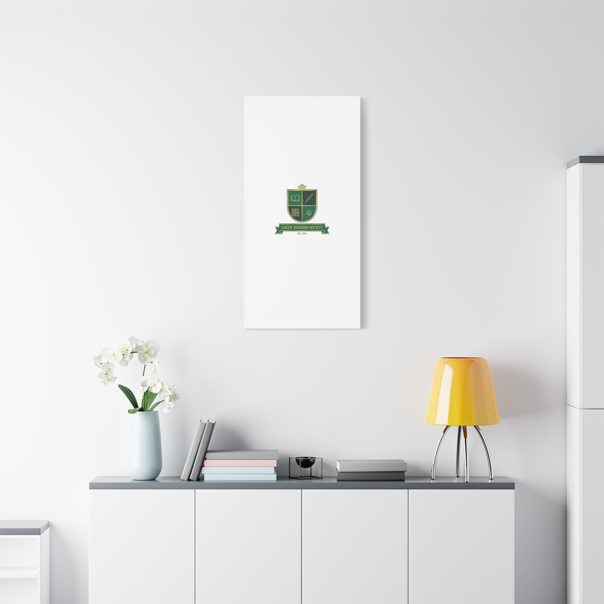 Gaelic Crest Shield Canvas | Celtic crest, Irish heritage logo 36" x 36" 1.25"