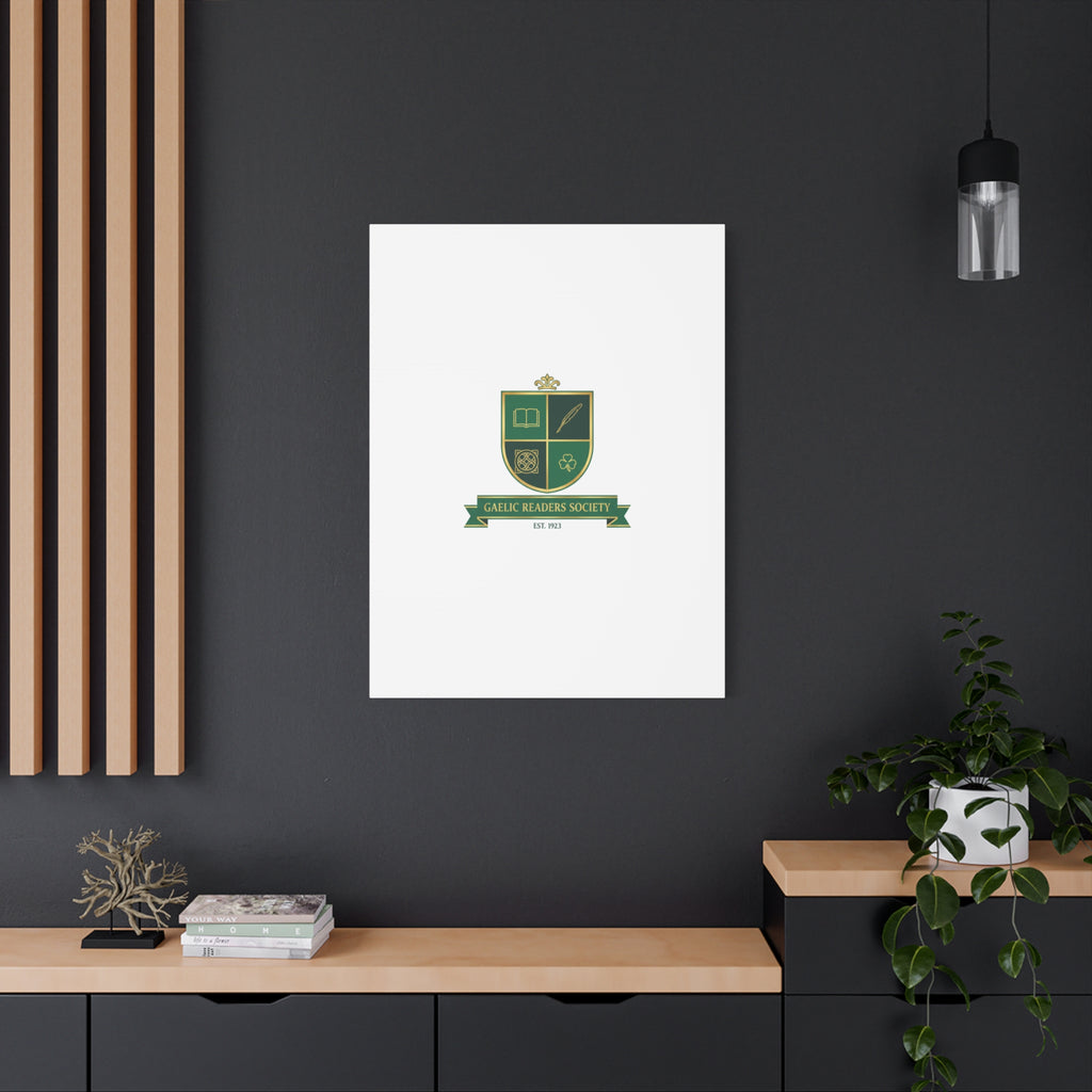 Gaelic Crest Shield Canvas | Celtic crest, Irish heritage logo 36" x 36" 1.25"
