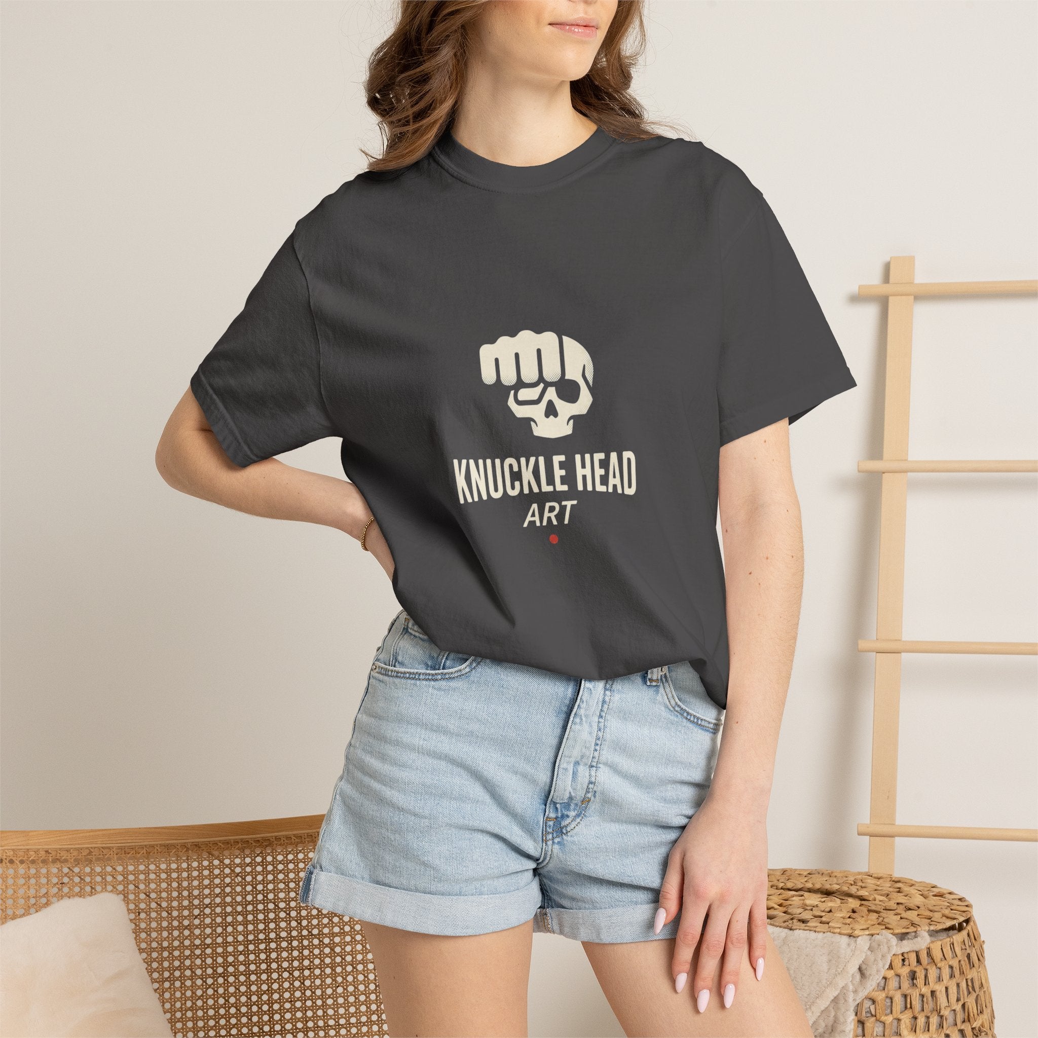 Knuckle Head Art T‑Shirt — Retro Fist Graphic Tee