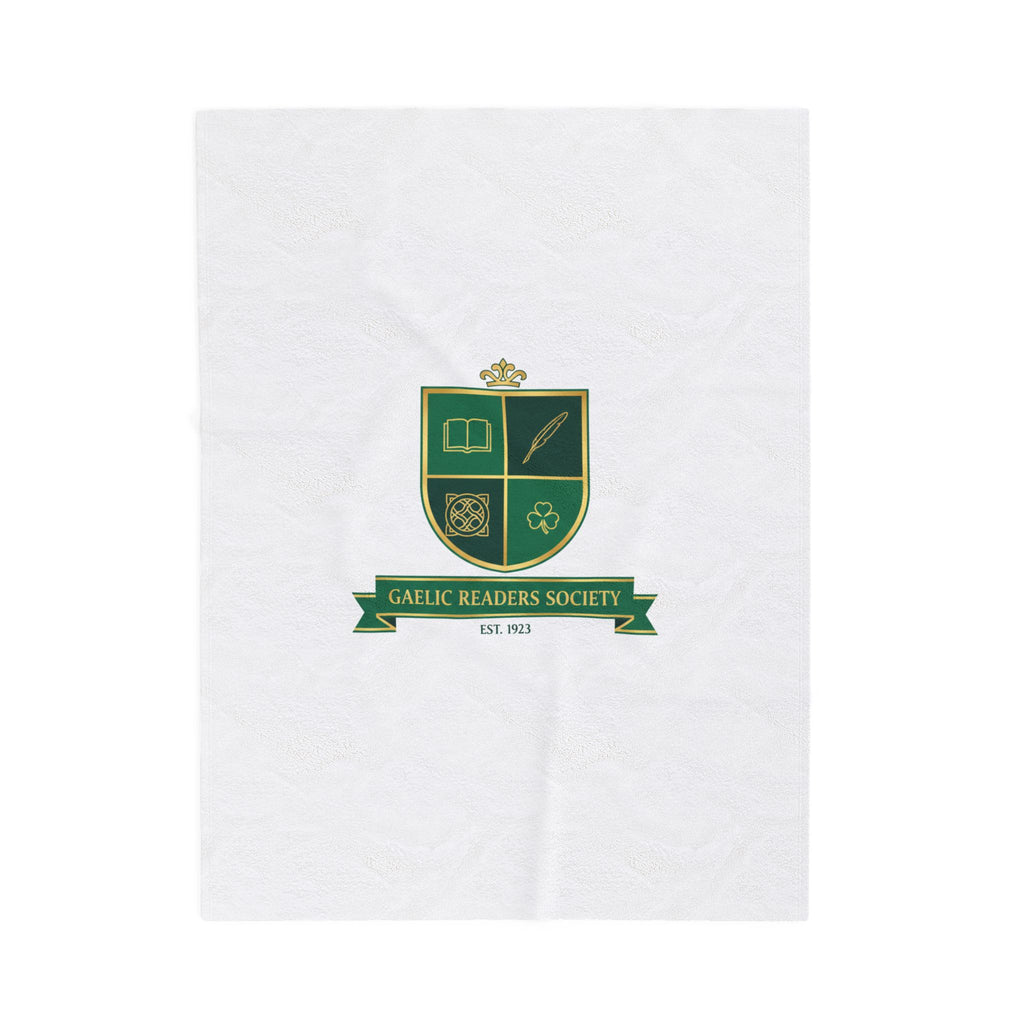 Celtic Crest Gaelic Readers Society Blanket | Irish heritage logo, Celtic knot 30" × 40"