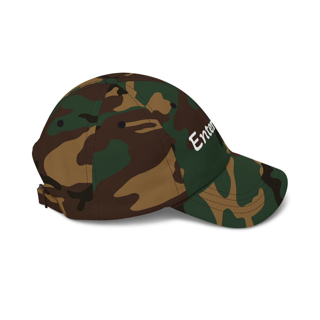 Custom Script Text Dad Cap | Personalized Embroidered Baseball Hat Cranberry One size