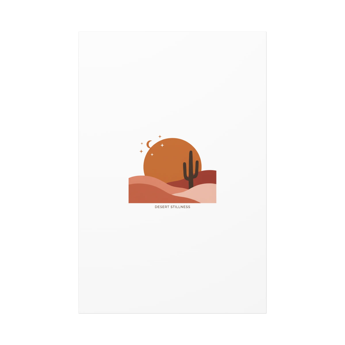 Desert Stillness Canvas, Desert Sunset Minimalist Mesa | Southwestern Art Print — product image 50