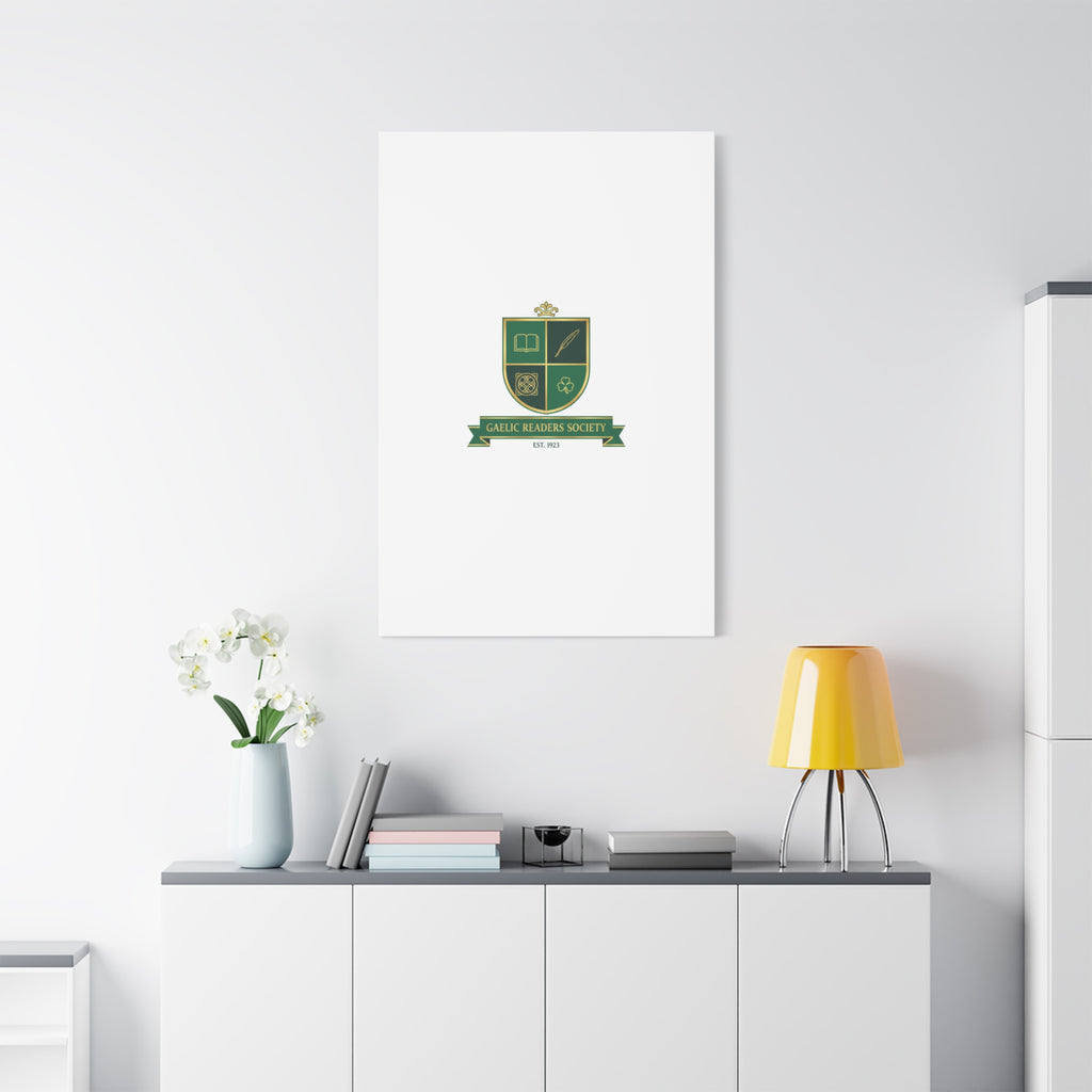 Gaelic Crest Shield Canvas | Celtic crest, Irish heritage logo 36" x 36" 1.25"