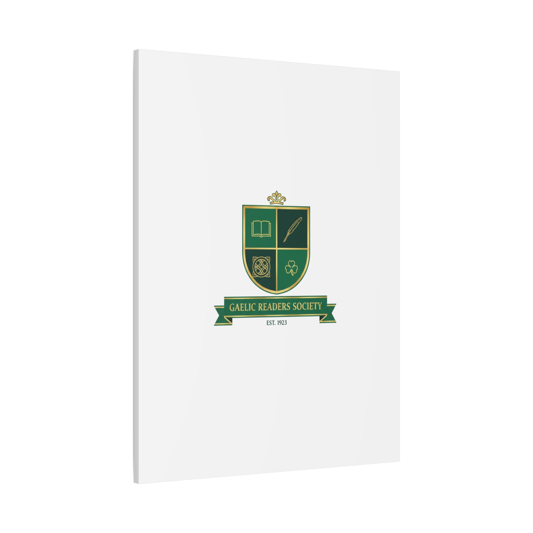 Gaelic Crest Shield Canvas | Celtic crest, Irish heritage logo 36" x 36" 1.25"