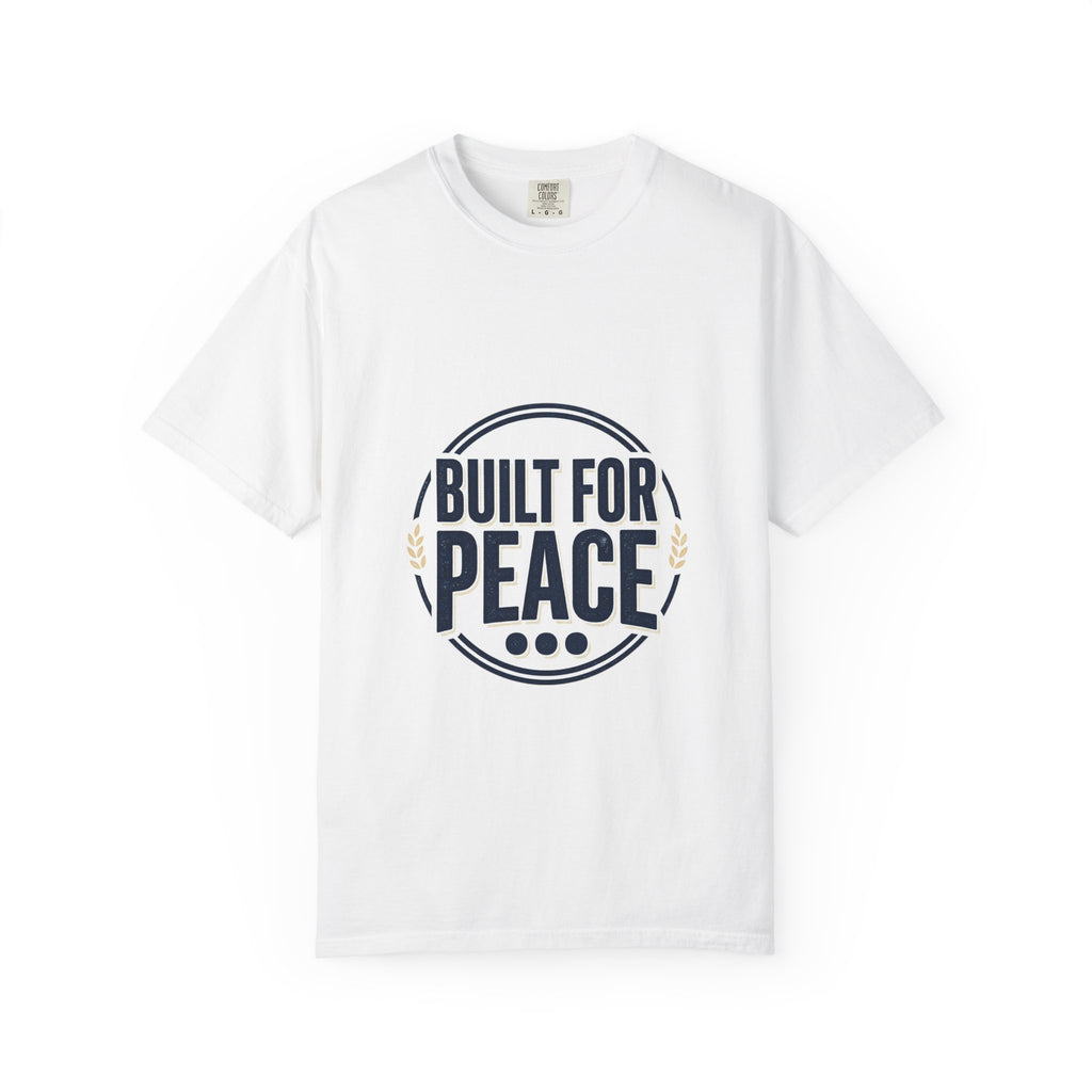 Built for Peace T-Shirt â Vintage Emblem Peace Tee