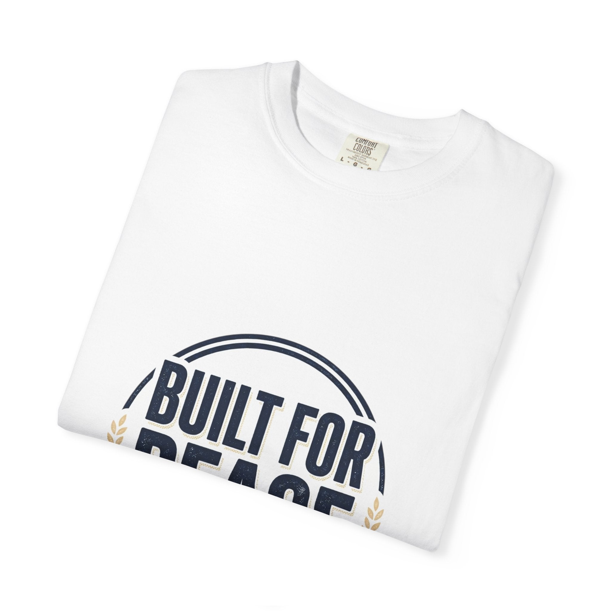 Built for Peace T-Shirt â Vintage Emblem Peace Tee