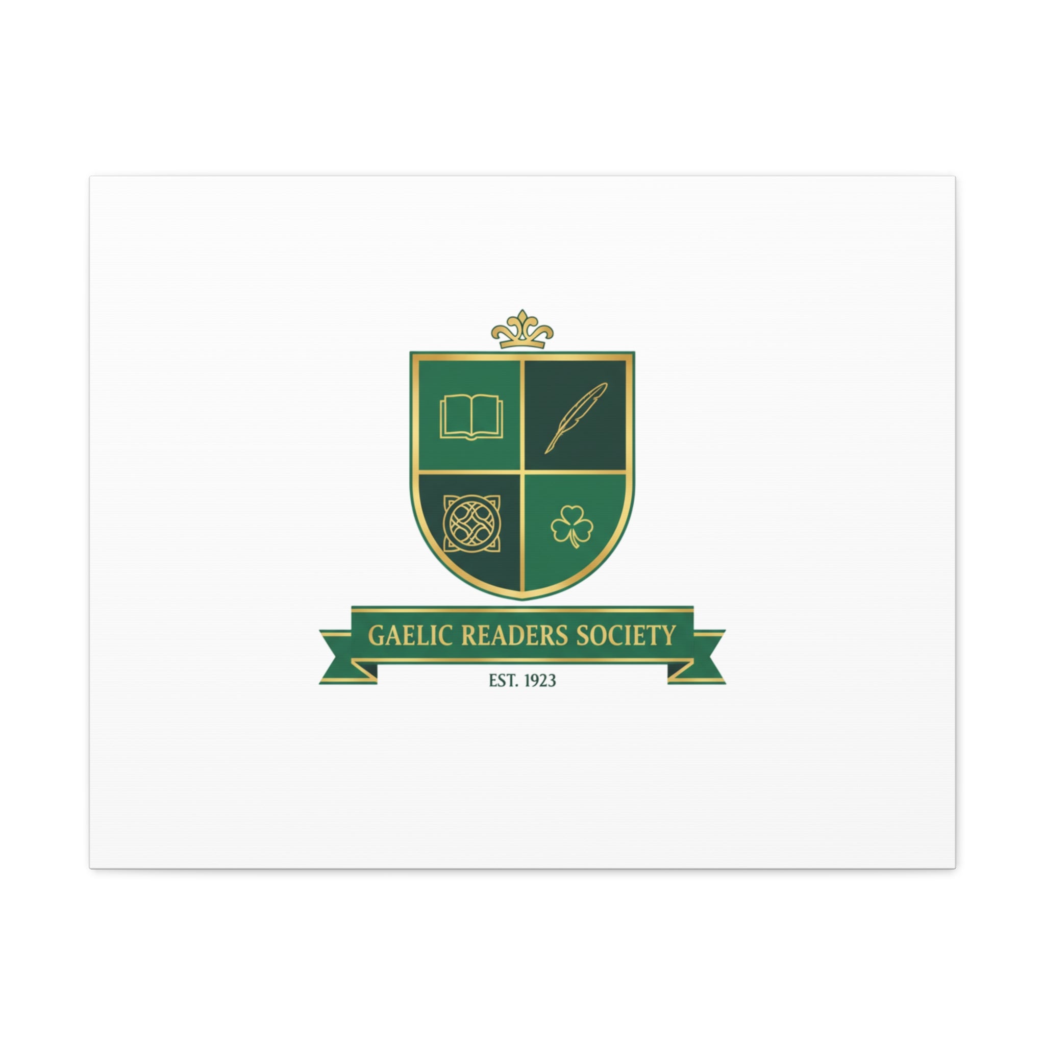 Gaelic Crest Shield Canvas | Celtic crest, Irish heritage logo