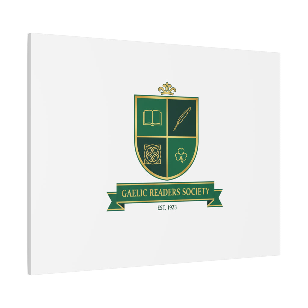 Gaelic Crest Shield Canvas | Celtic crest, Irish heritage logo 36" x 36" 1.25"