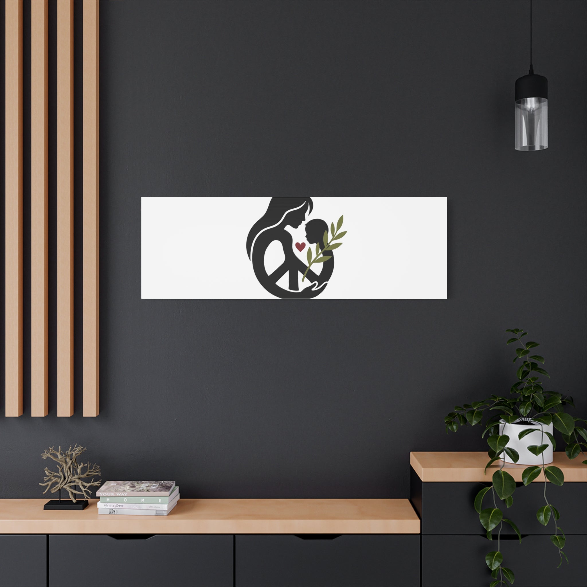 No More War Canvas, Anti-War Peace Protest Wall Art | Solidarity Ceasefire. 36" x 36" 1.25"