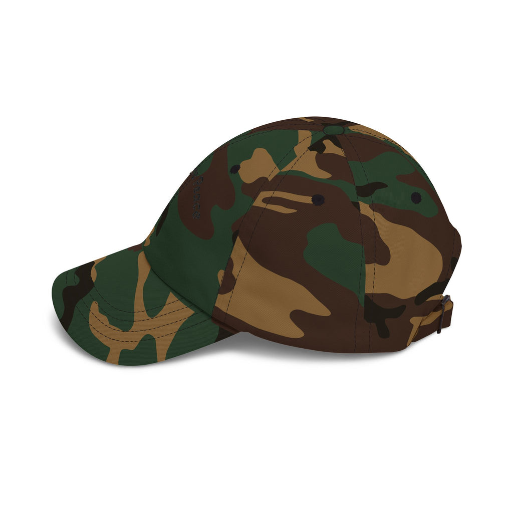Dad Cap – "Find You're Peace" Embroidered White Baseball Hat.