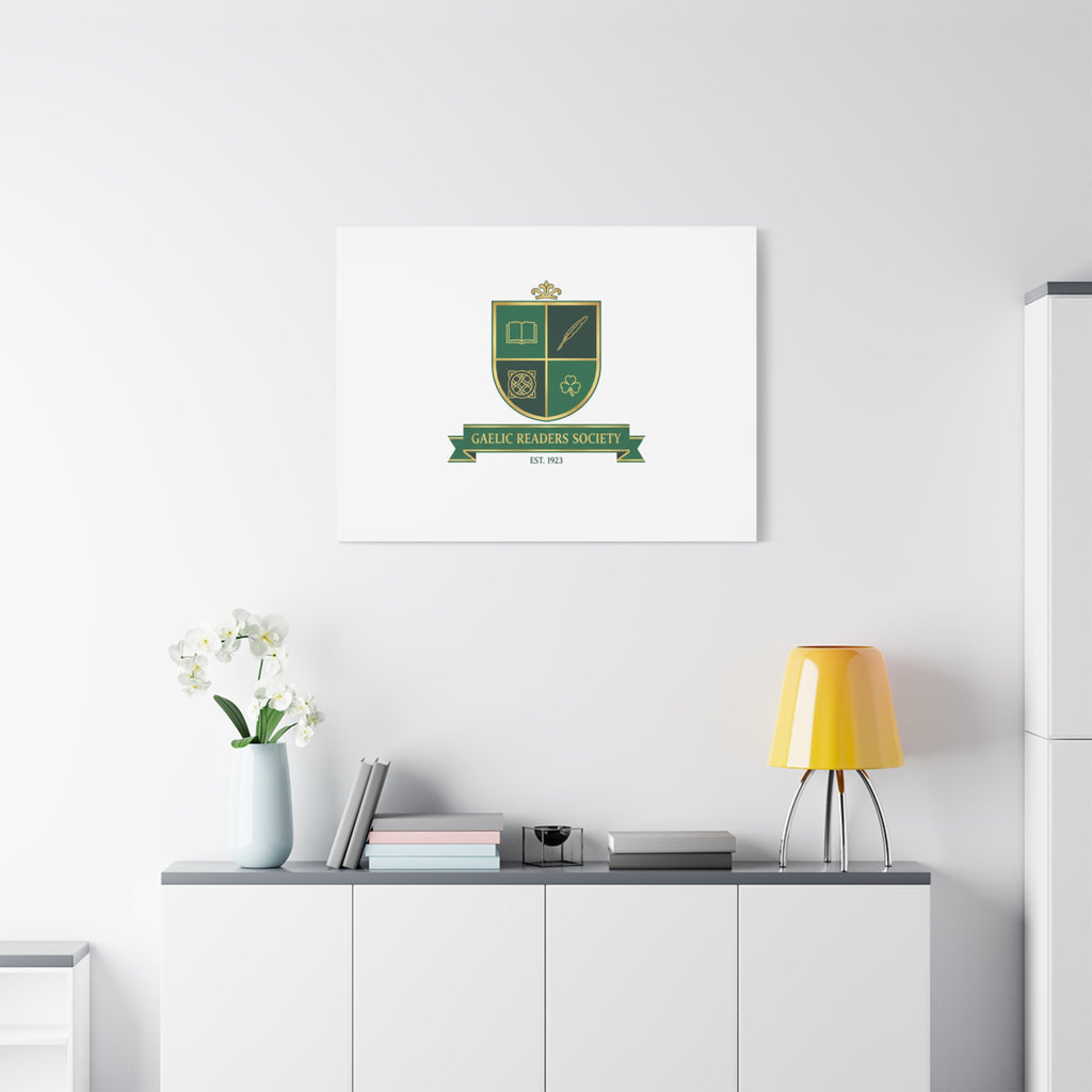 Gaelic Crest Shield Canvas | Celtic crest, Irish heritage logo 36" x 36" 1.25"