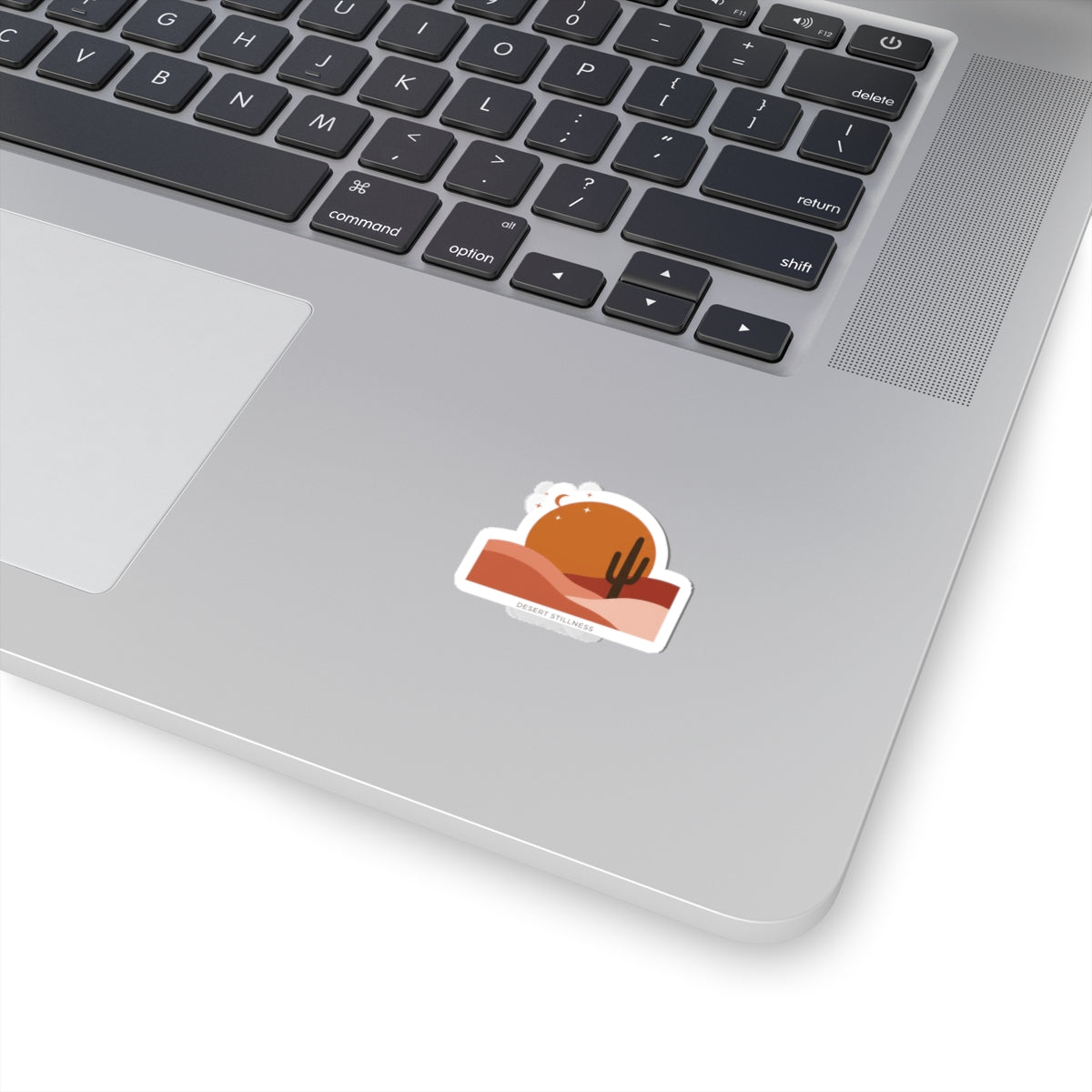 Desert Sunset Minimalist Sticker | Kiss-Cut Southwestern Mesa, Adobe-Inspired